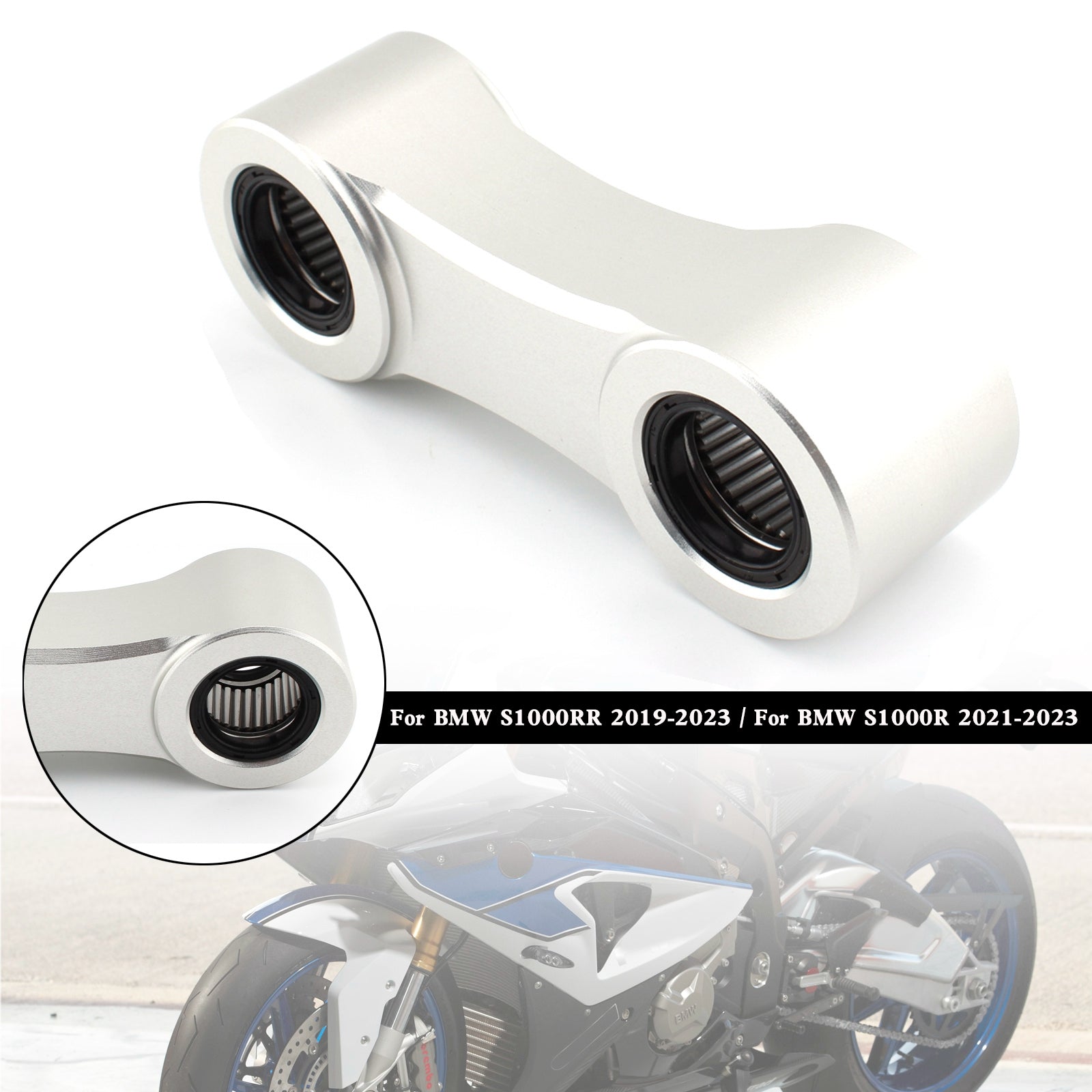Kit de maillons d'abaissement de course de traînée en aluminium CNC, pour BMW S1000RR S1000R 2019 – 2023