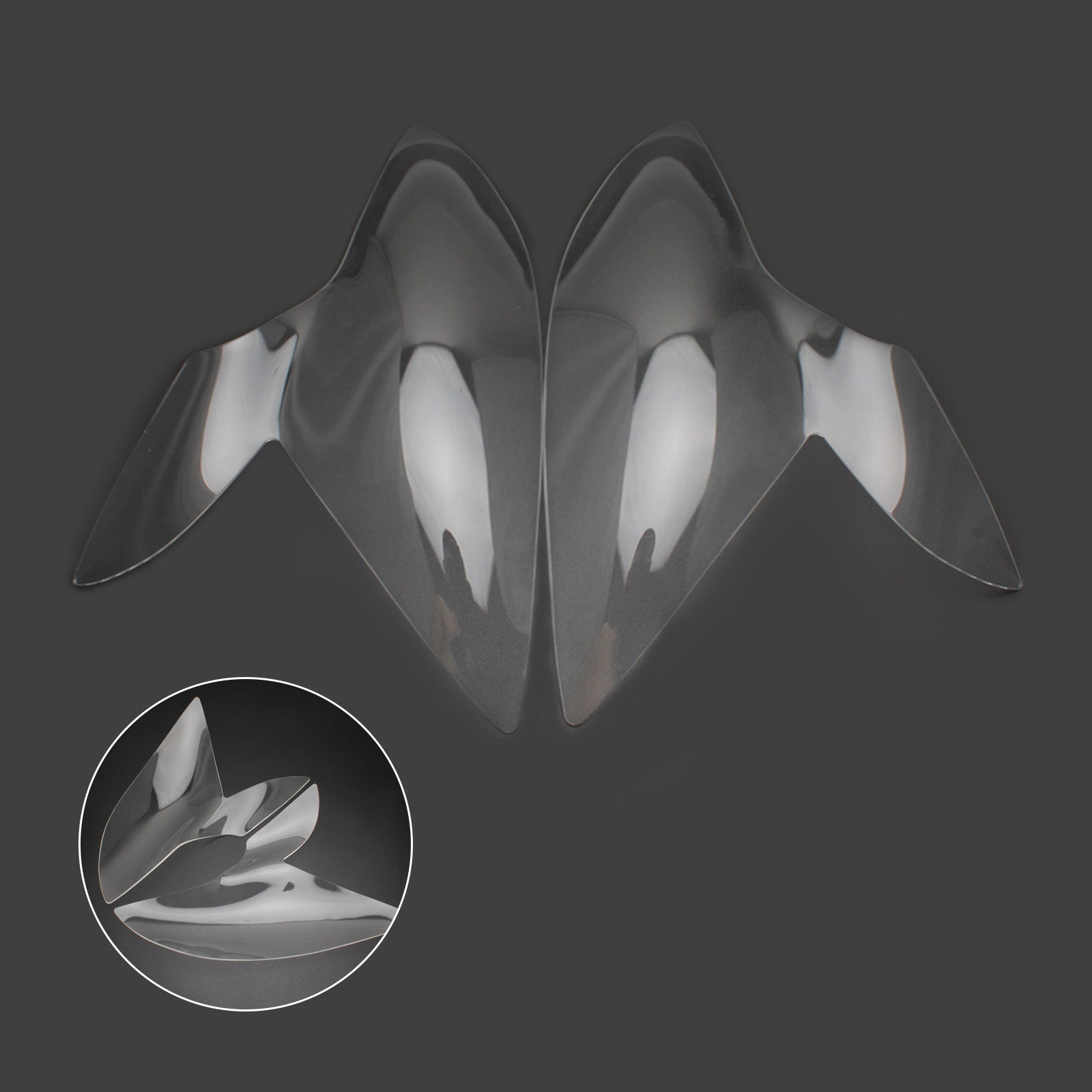 Protector de lente de faro delantero para Suzuki Gsx-S 1000F 2015-2021, color humo genérico