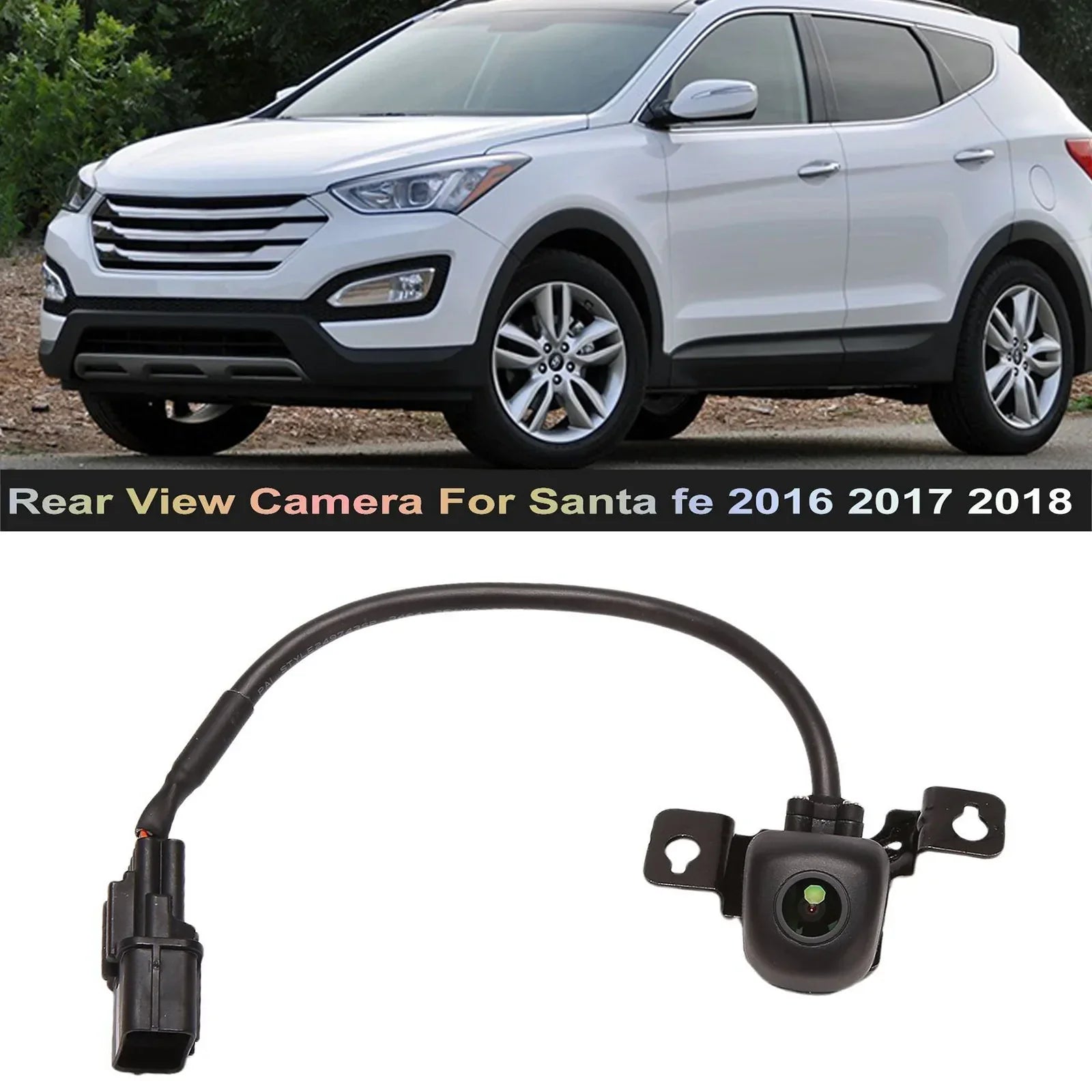 Cámara de respaldo de alta calidad para estacionamiento con vista trasera de Hyundai Santafe
