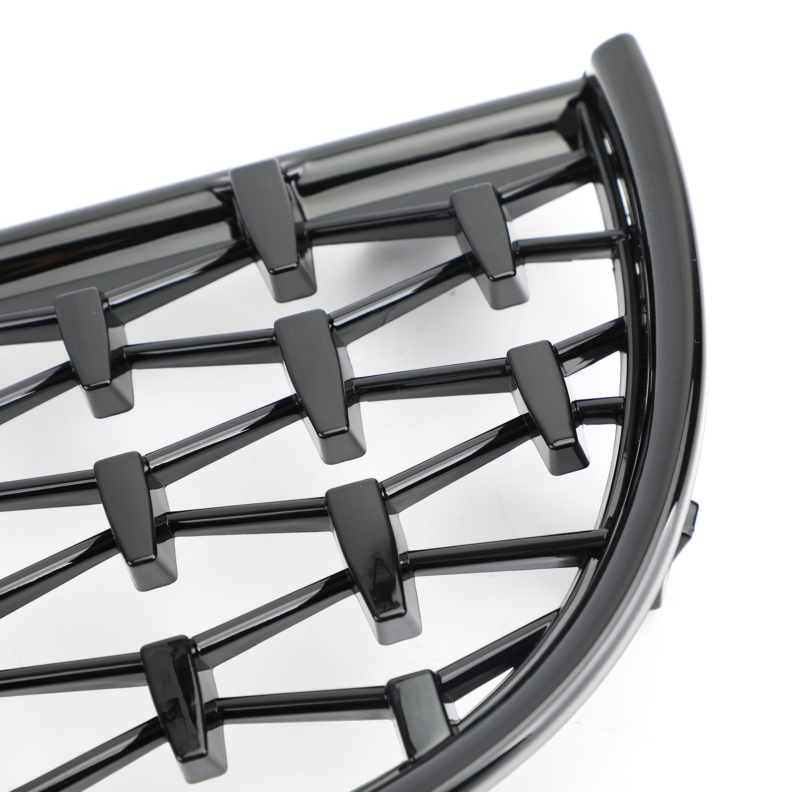 Meteor Black Kidney Grill Mesh Grille Fit for BMW E90 3 Series Sedan 2005-2008 51712151895 51712151896 51712151897 51712151898 Generisk