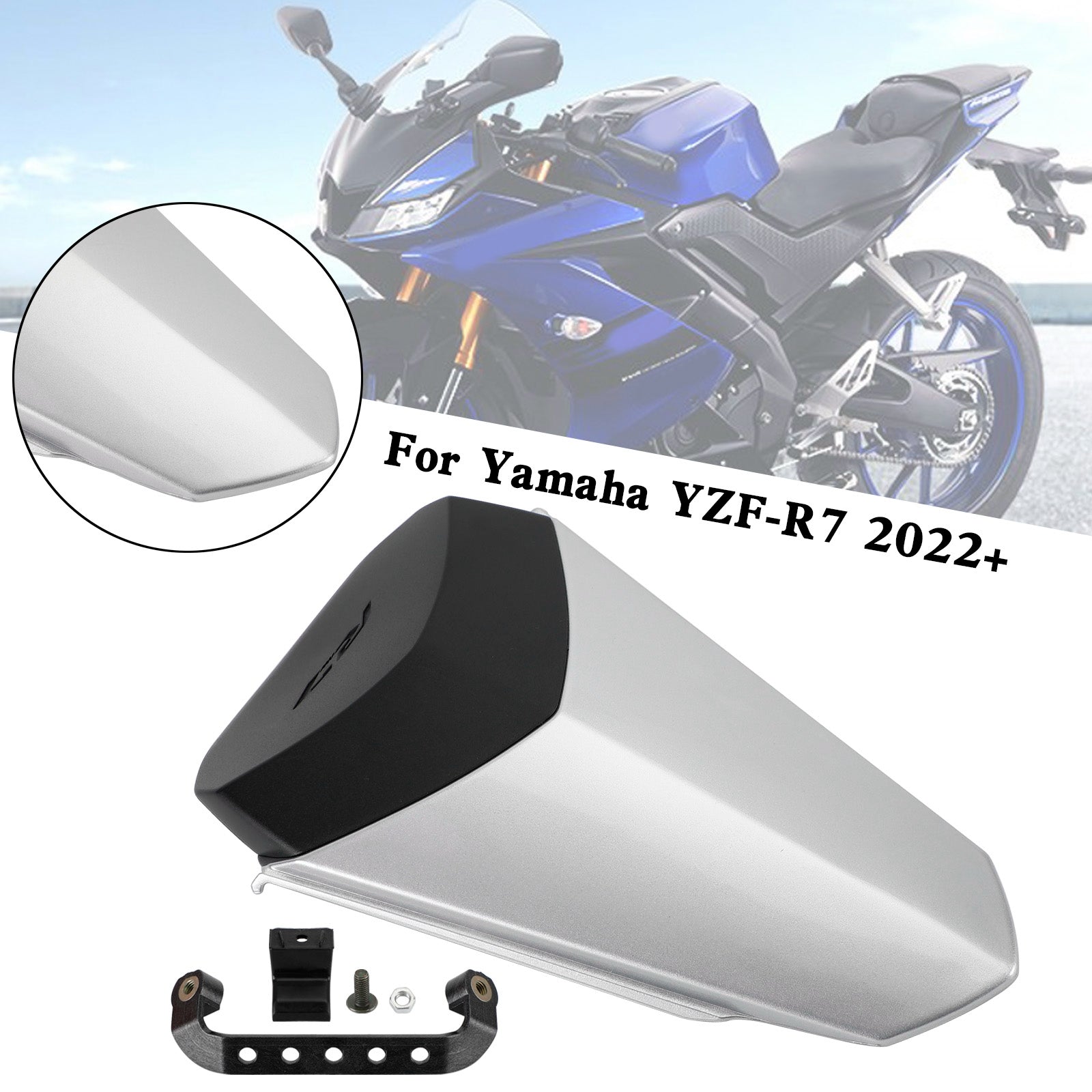 2022-2023 YAMAHA YZF-R7 YZF R7 zadné sedadlo Cover Cover COWL COWL
