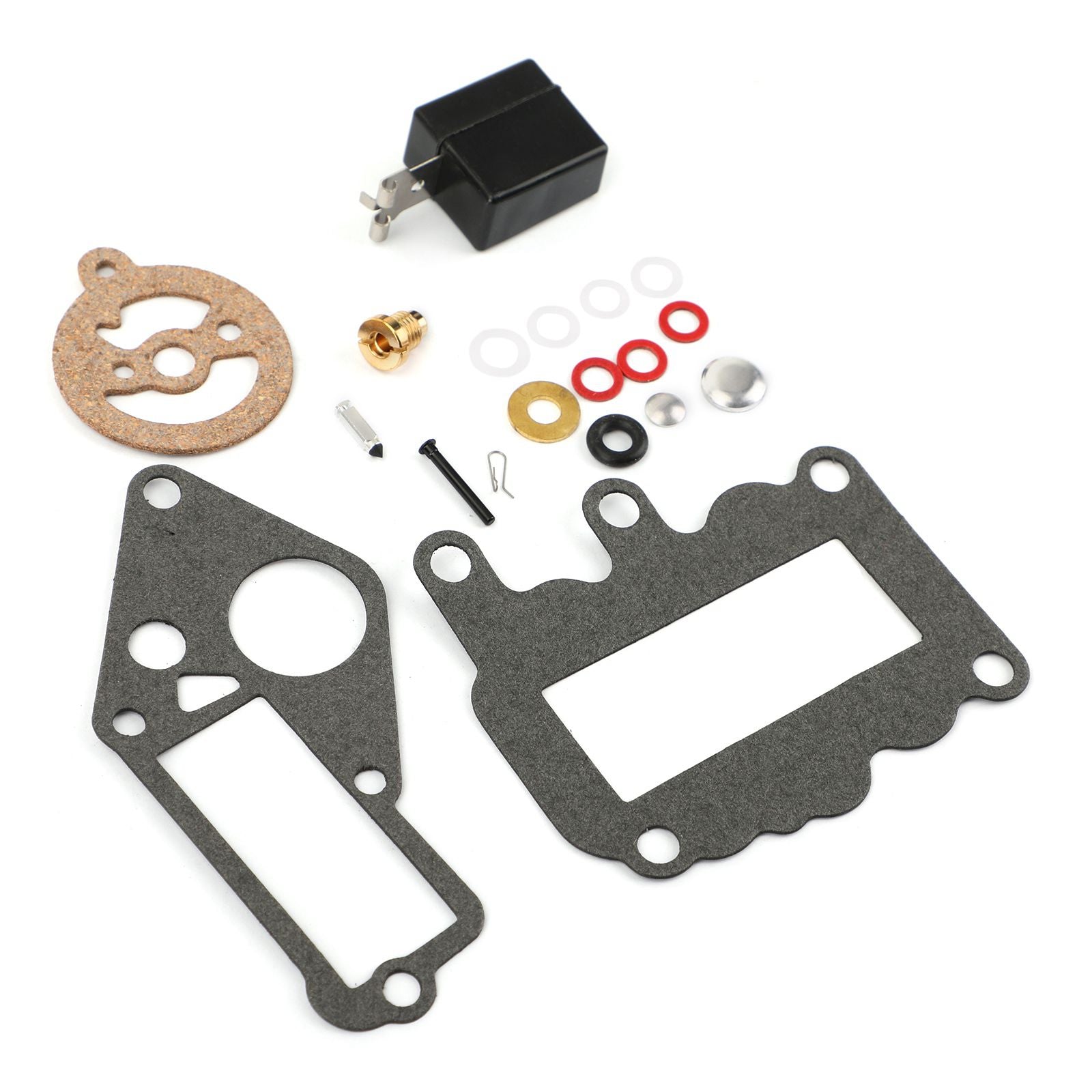 Areyourshop Carburador Carb Kit Reconstrução para Johnson Evinrude 1964-1973 9,5 HP 382048 765630