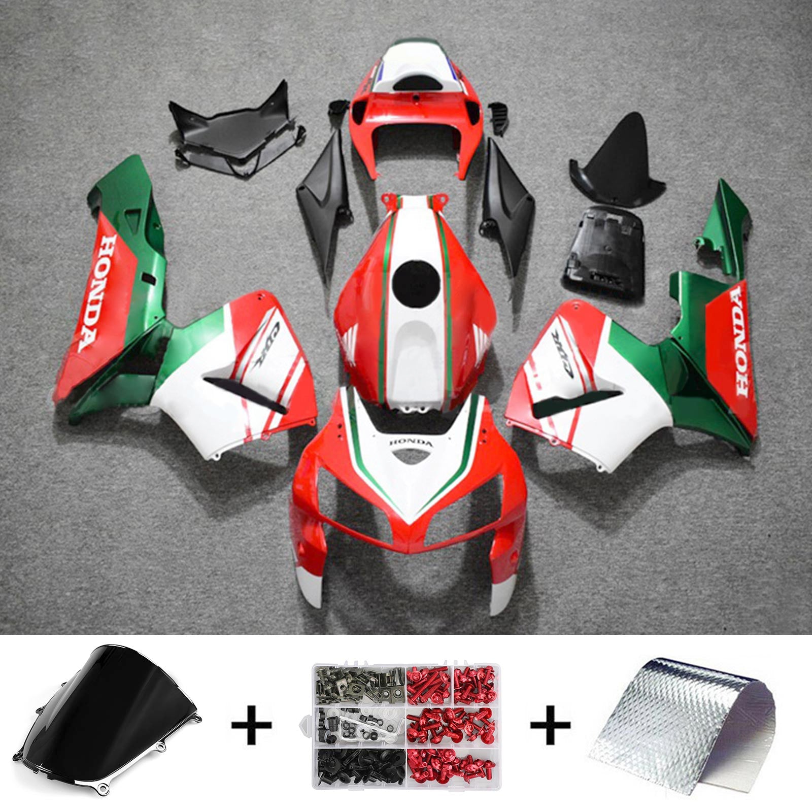 2005-2006 Honda CBR600RR F5 Kit de carénage Kit de carrosserie en plastique Abs