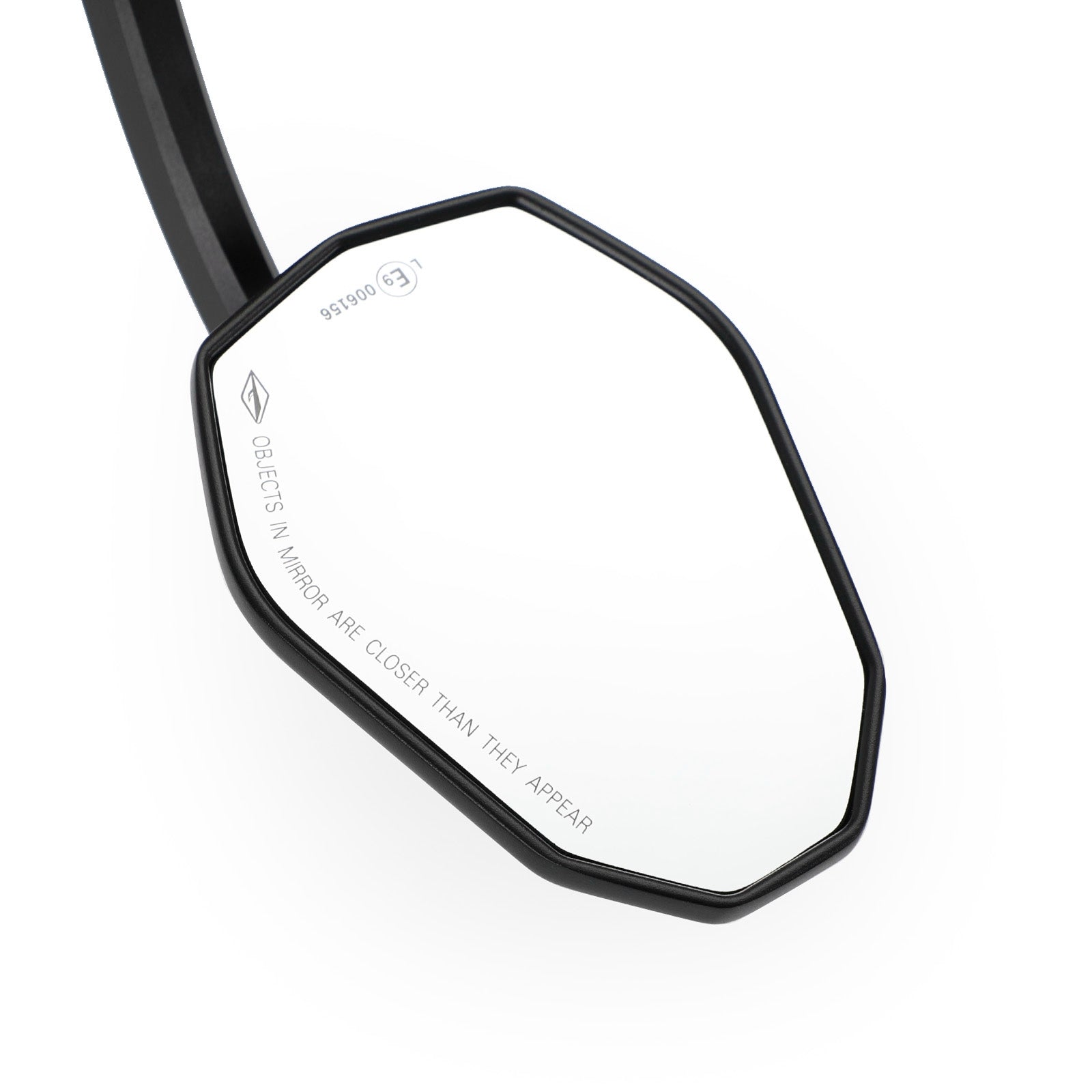 Zwart 7/8" Aangepaste CNC aluminium motorfiets 22 mm stuuruiteindespiegel Generiek