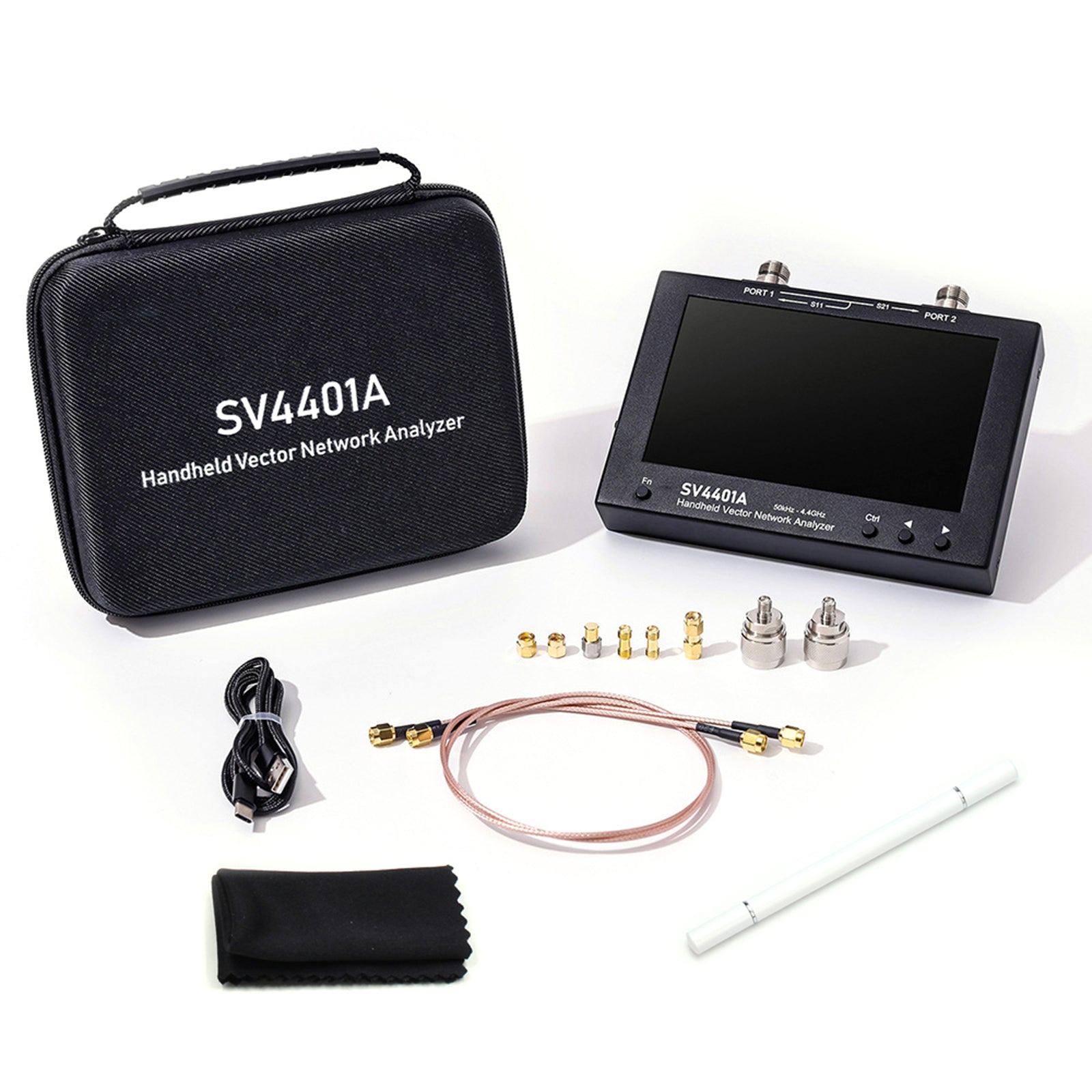 SV4401A 50 kHz-4,4 GHz Vektorový vektorový analyzátor 100 dB dynamická nanovna