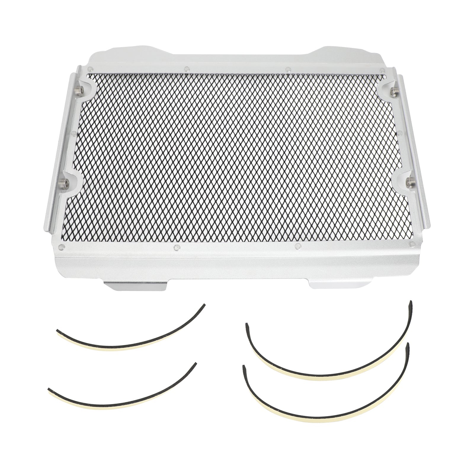 Protector de radiador de motocicleta, cubierta de radiador para Yamaha Mt-07 21-22, color plateado genérico