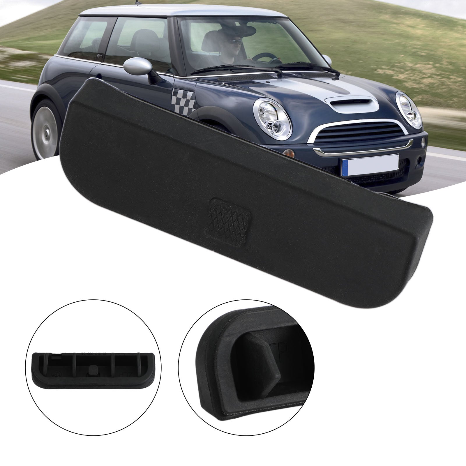Achterdeur Schakelaar Rubber Cover Pad Handvat Fit BMW Mini R52 R53 R56 R57 R58 R59