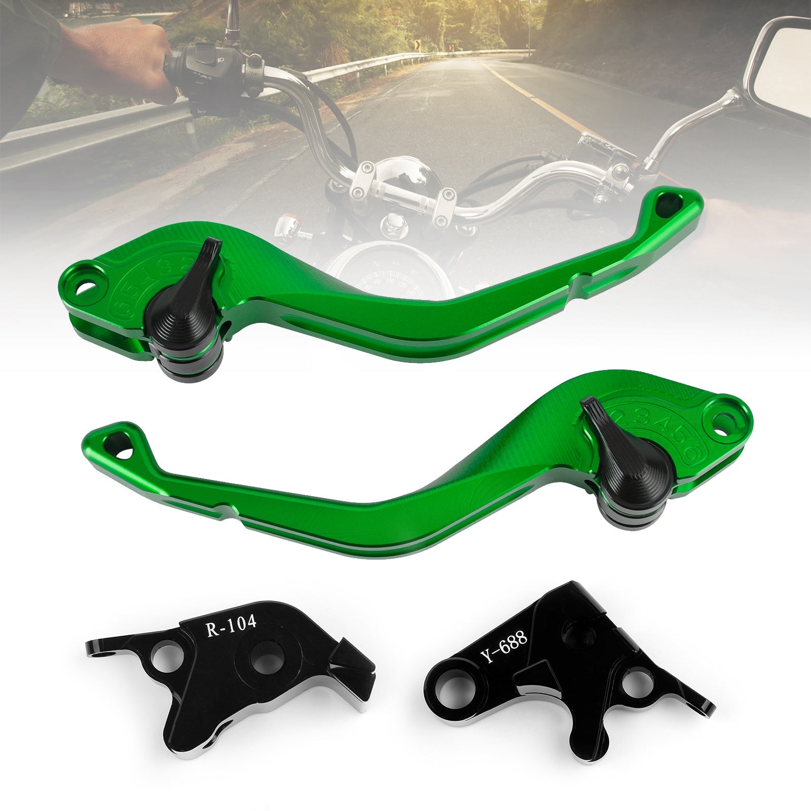 Yamaha Yzf R1 R6 R6S CA/EU Version CNC Levier de frein à embrayage court