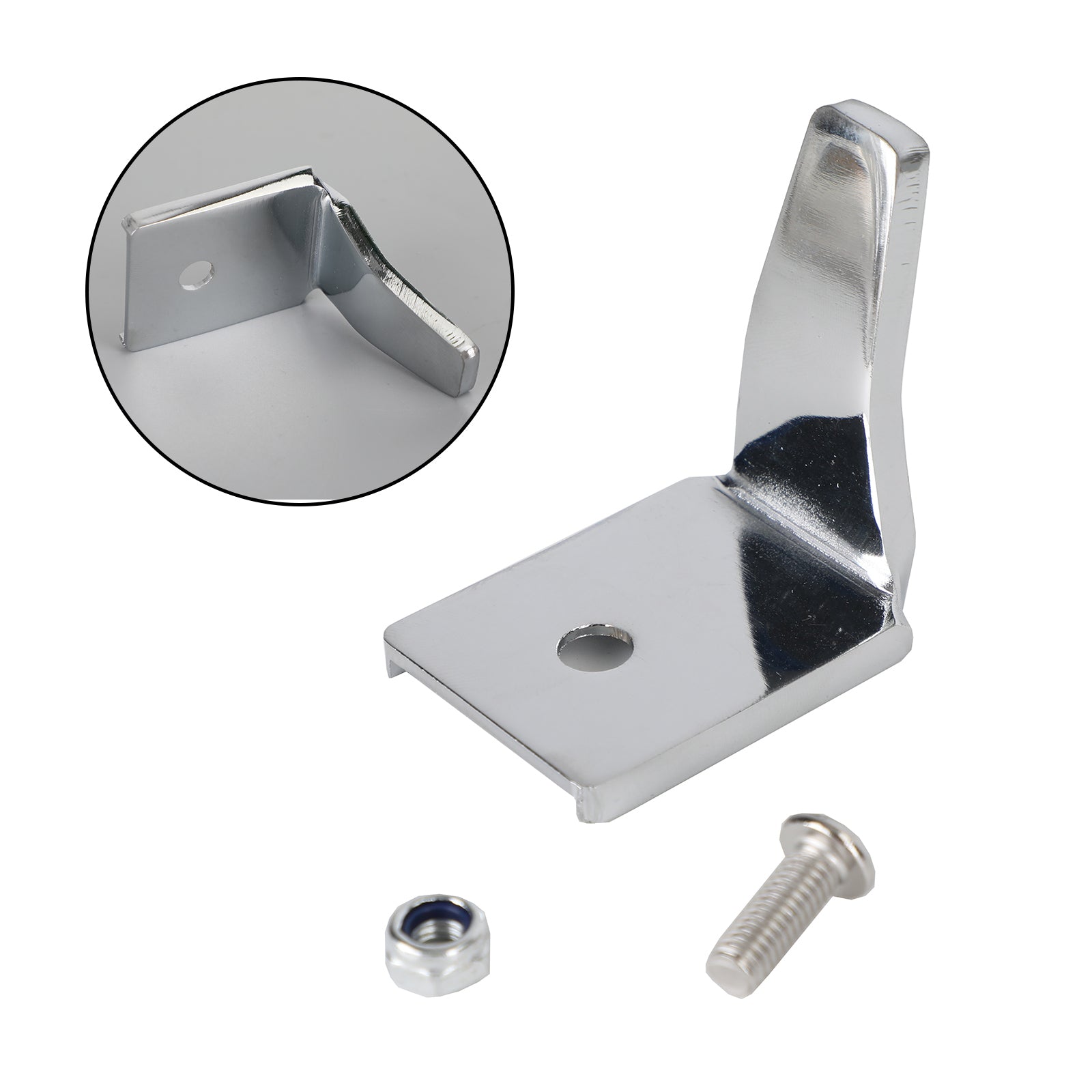 Chrome Stand Kickstand Extension Fit for Harley Softail Fat Boy Deluxe 2007-2017 generický