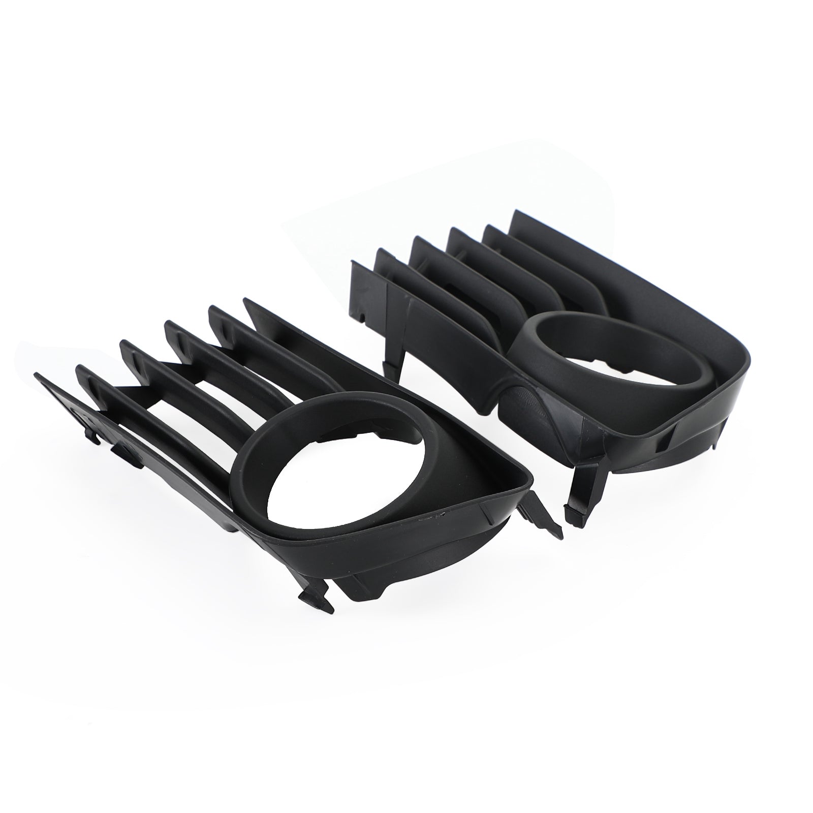 2 Stuks Bumper Mistlamp Grille Grill Trim Cover Fit Toyota Prius 2004-2009 05 06 07 08 Zwart