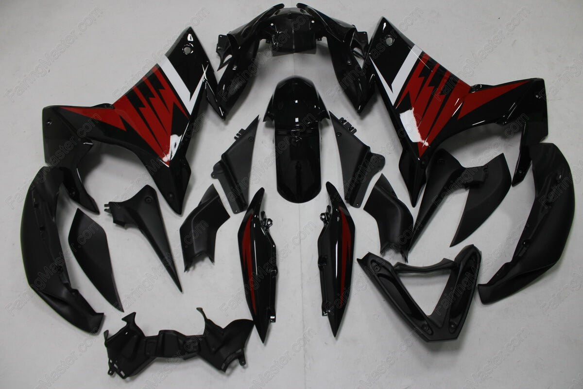 2009-2015 Yamaha FZ6R Amotopart Injeksjon Fairing Kit Bodywork Plastic ABS #107
