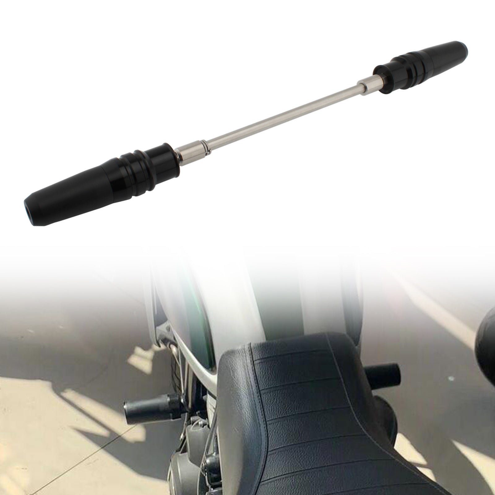 Hliníkový rám zlyhania Ochrana zlyhania Čierna fit pre Ducati 696 796 1100 08-14