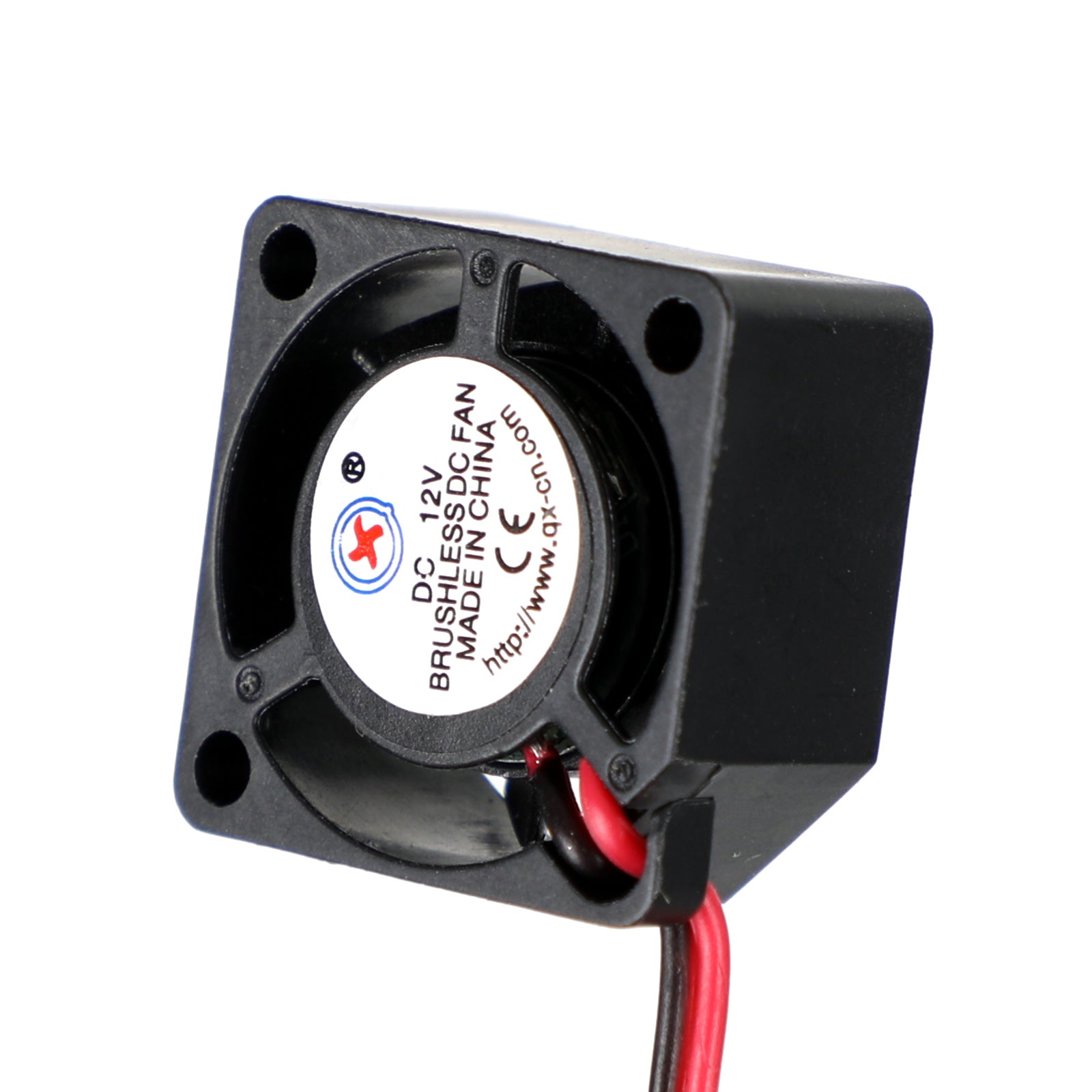 Borstelloze DC-koelventilator 12V 0,05A 2010 20x20x10mm mouw 2-pins draad