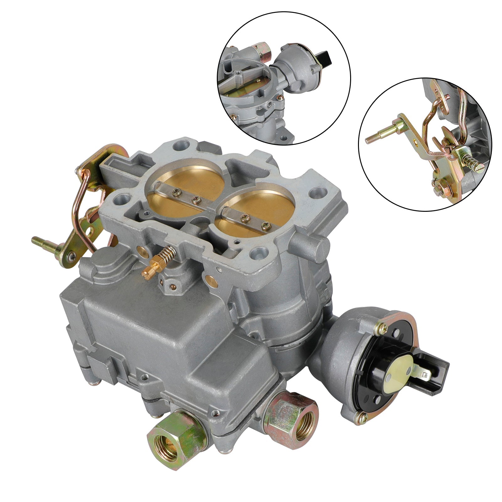 Carburateur Carb geschikt voor Marine Mercruiser 2 Barrel 3.0L 2 CYL met een lange koppeling