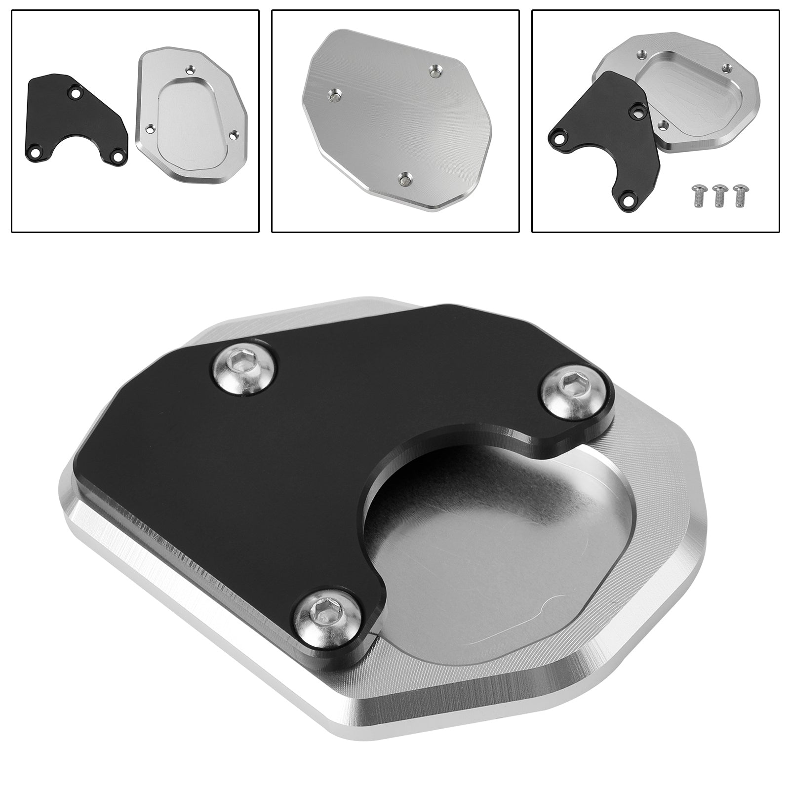 Trident 660 2021 2022 Kickstand Förstora plattplatta