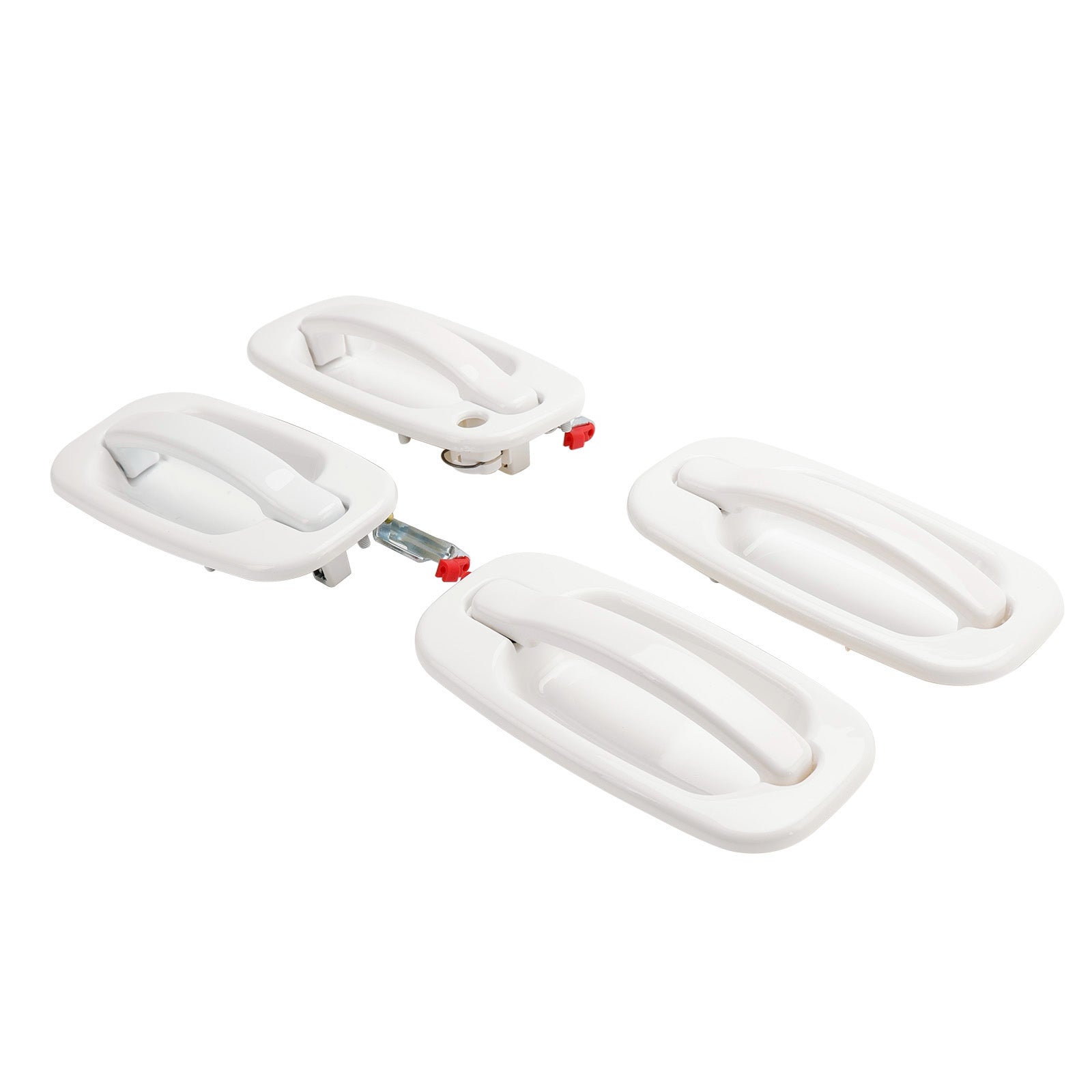 Silverado 1999-2007 4 STUKS Exterieur Wit Geschilderde Deurgreepset 19356468 19356470 19356469 19356467