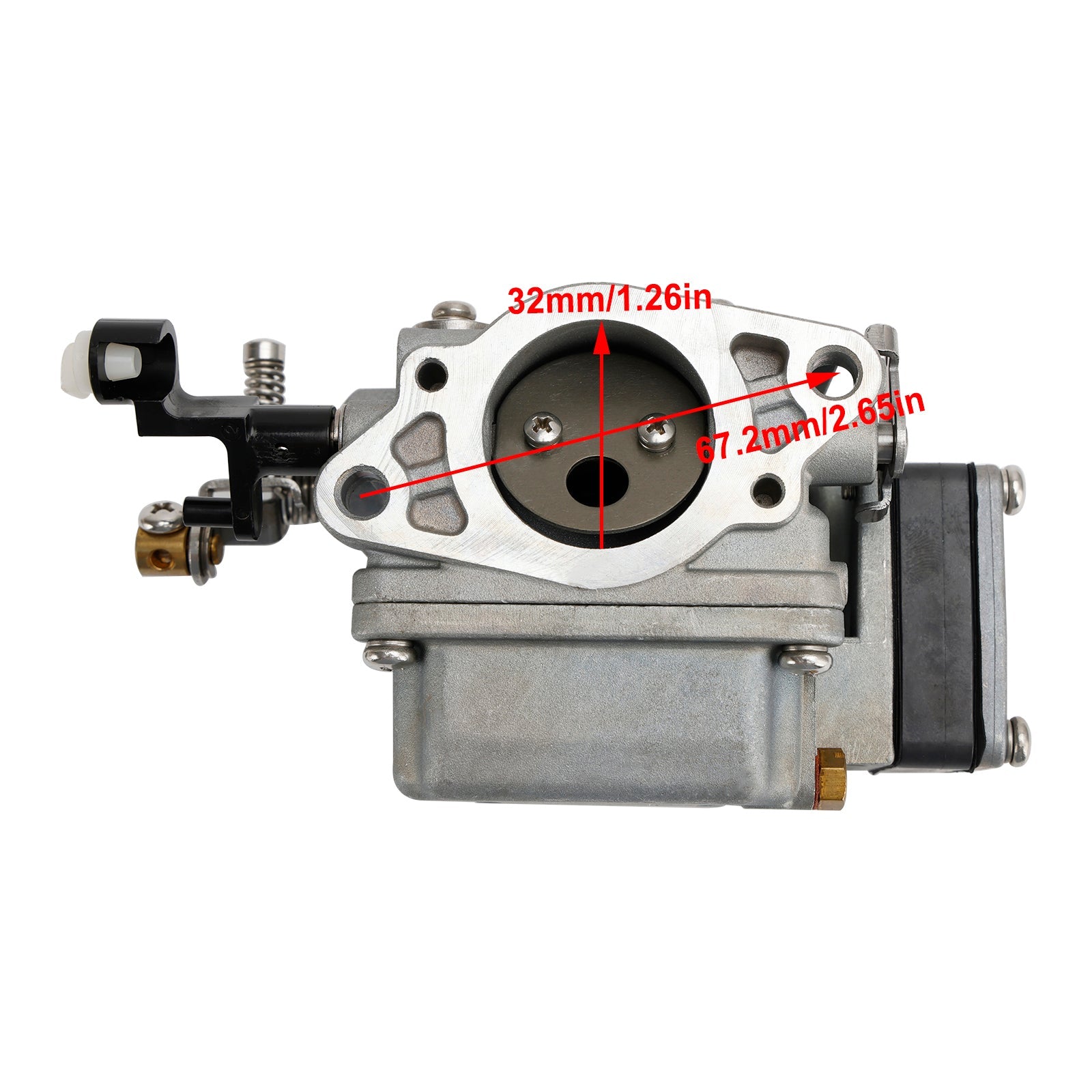 Carburador CARB FIXA PARA YAMAHA/PARSUN 2 ALDA 9,9HP MOTOR 15HP 63V-14301-10