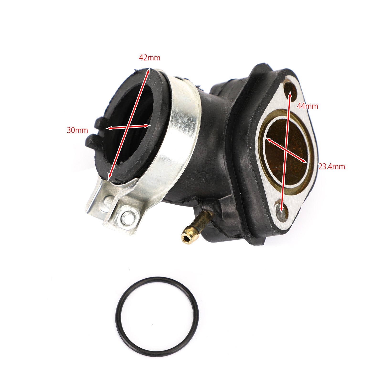 Carburateur Inlaatspruitstuk Pijp voor GY6 Bromfiets Scooter ATV 110cc 125cc 150cc Nieuwe Generieke