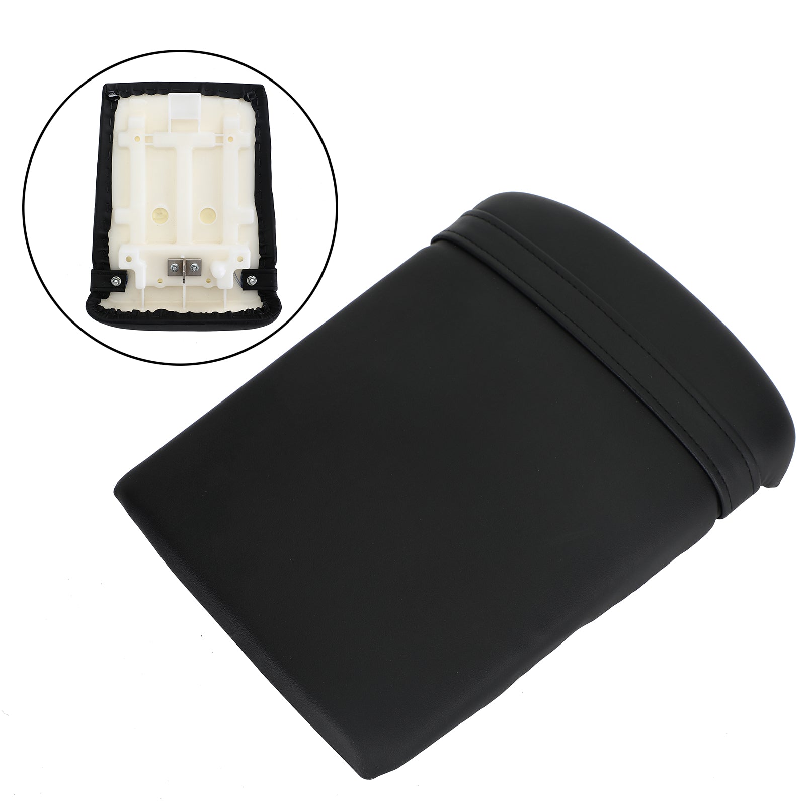 Coup de coussin noir de siège arrière pour yamaha yzfr1 yzf r1 yzf-r1 1998-1999