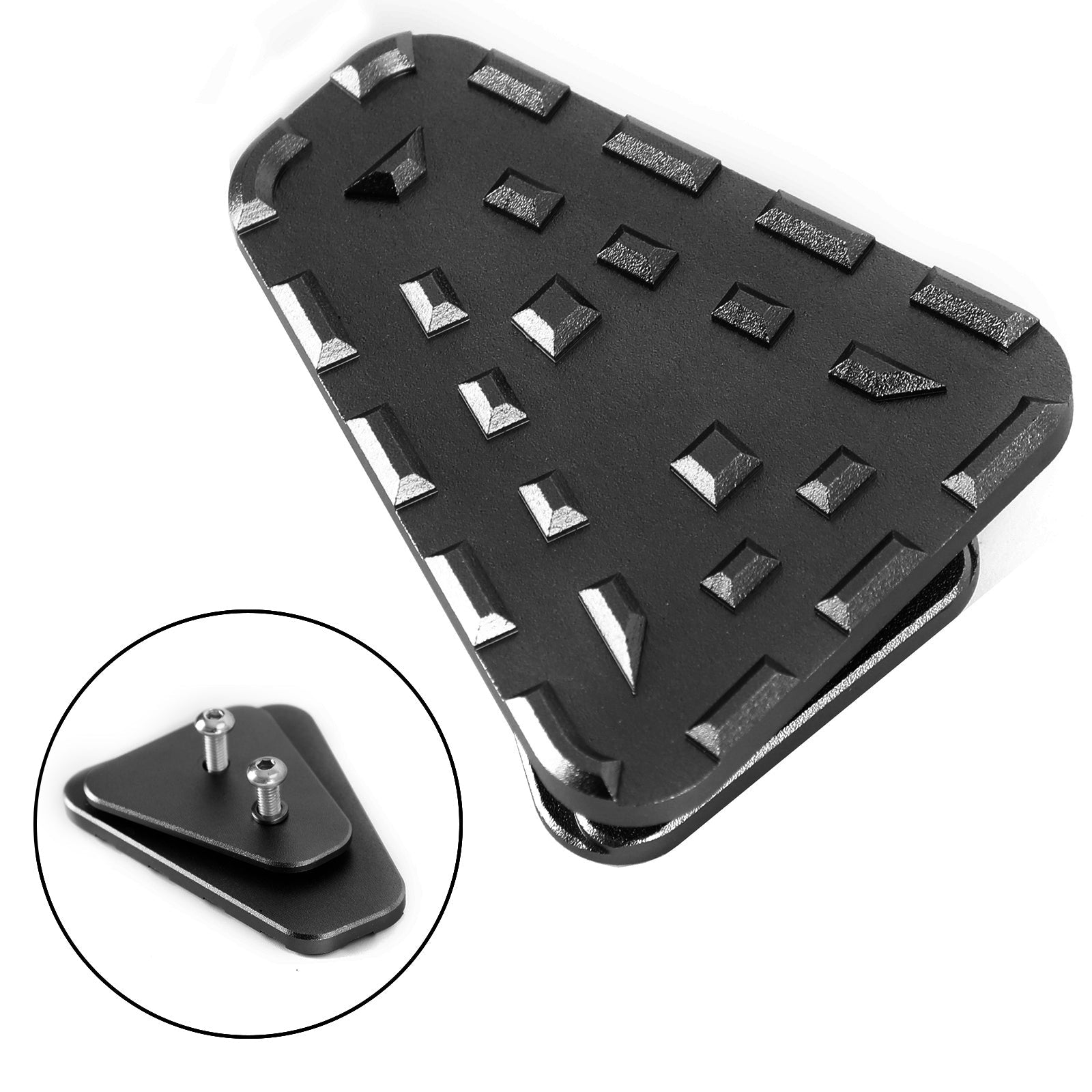 Luz de extensão do pedal da alavanca do freio traseiro para Triumph Tiger 1200 12-21 Silver Generic