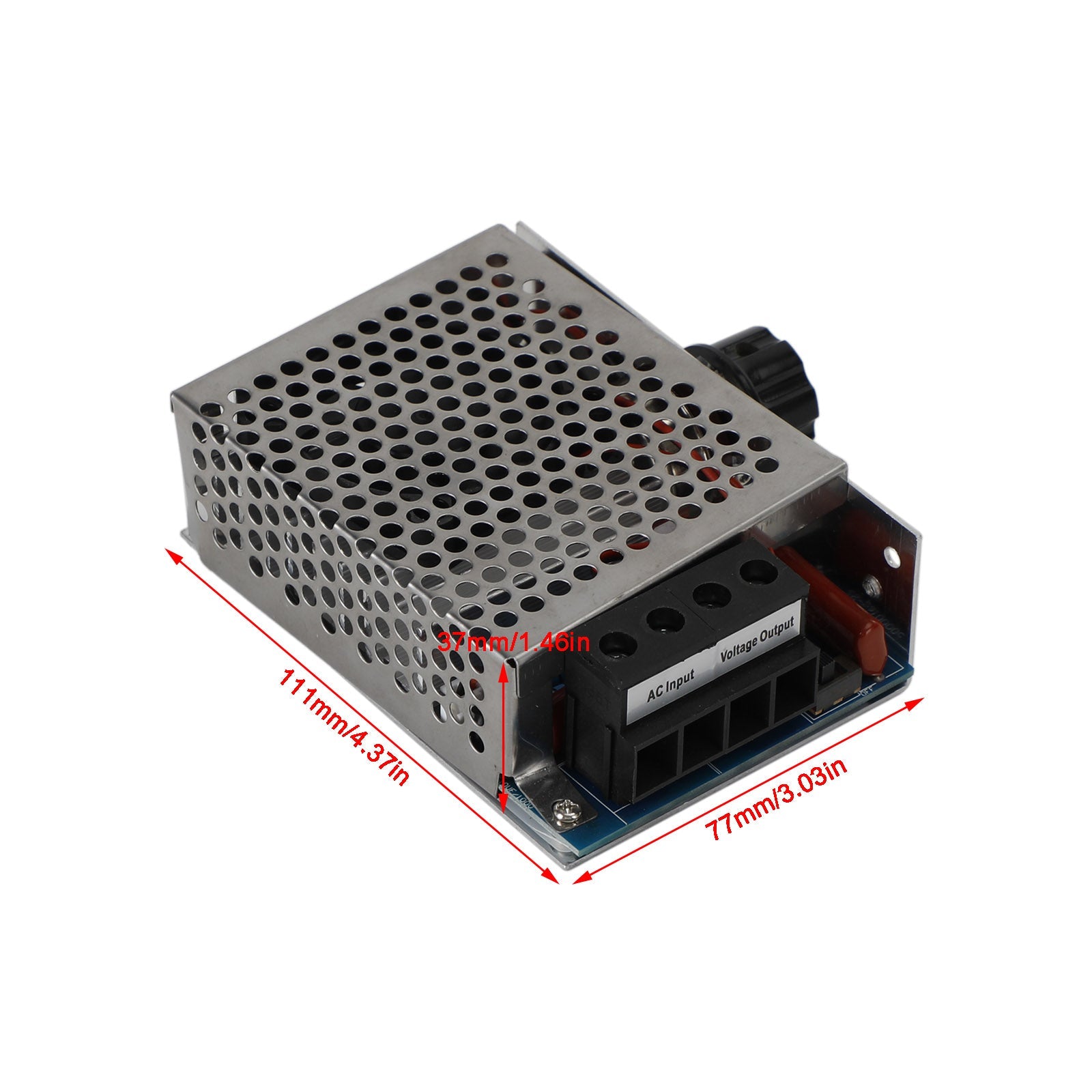 AC 110-220V 10000W SCR Motorsnelheidsregelaar Voltregelaar Dimmer Thermostaat