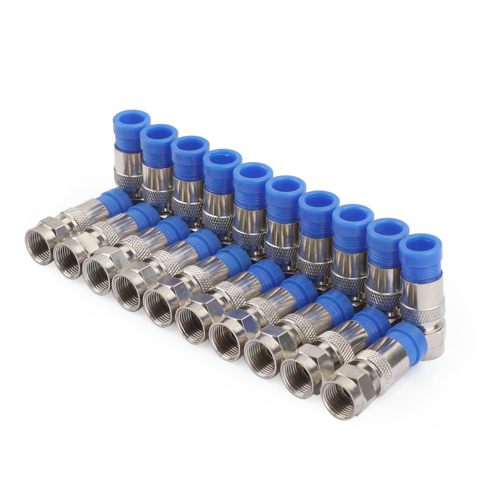 Kompresný striptér Nástroj Coaxiálny Crimper F-Type + 20ks RG6 Crimp Connectors