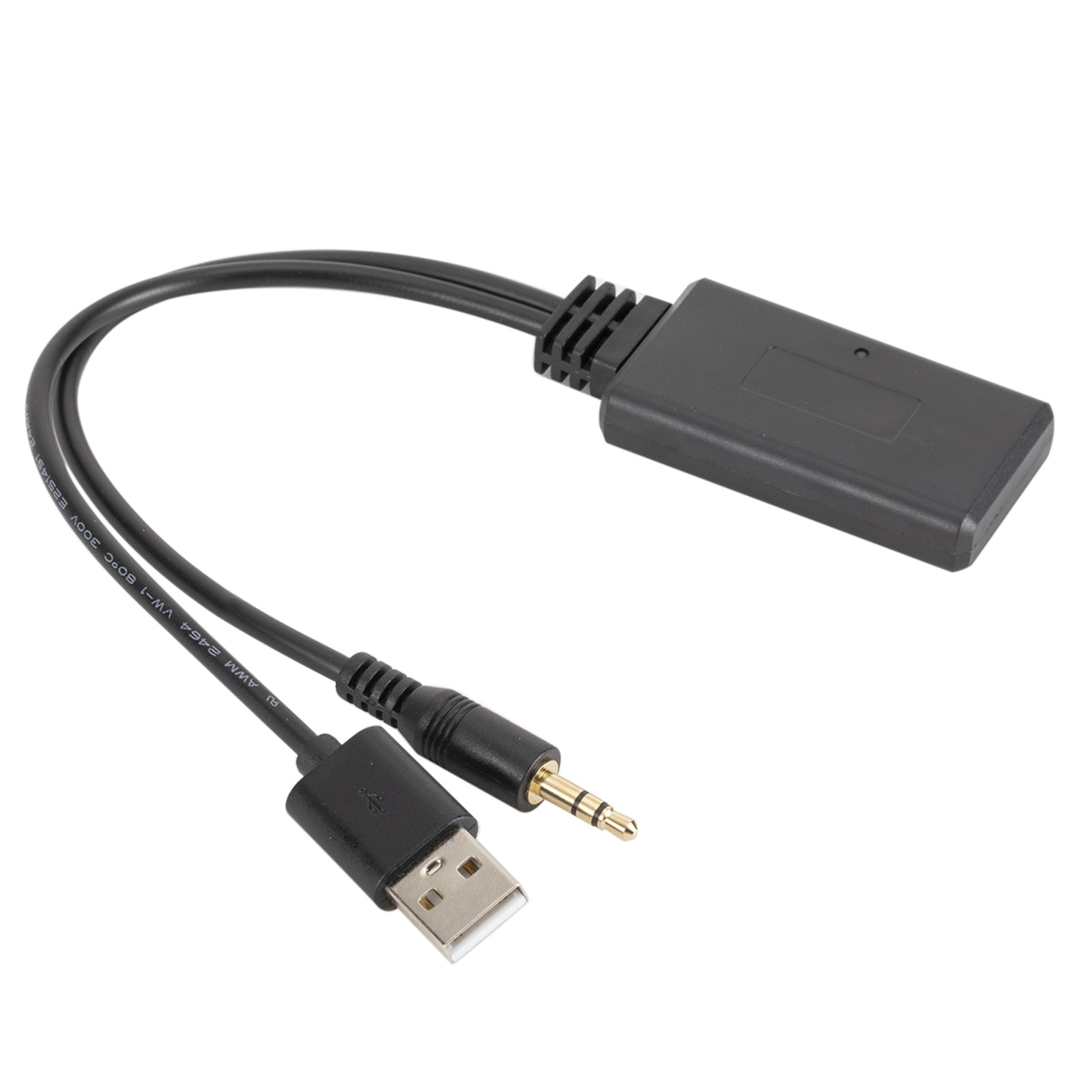 Mini receptor Bluetooth 5,0, adaptador de Audio CD estéreo con conector USB de 3,5mm para coche AUX