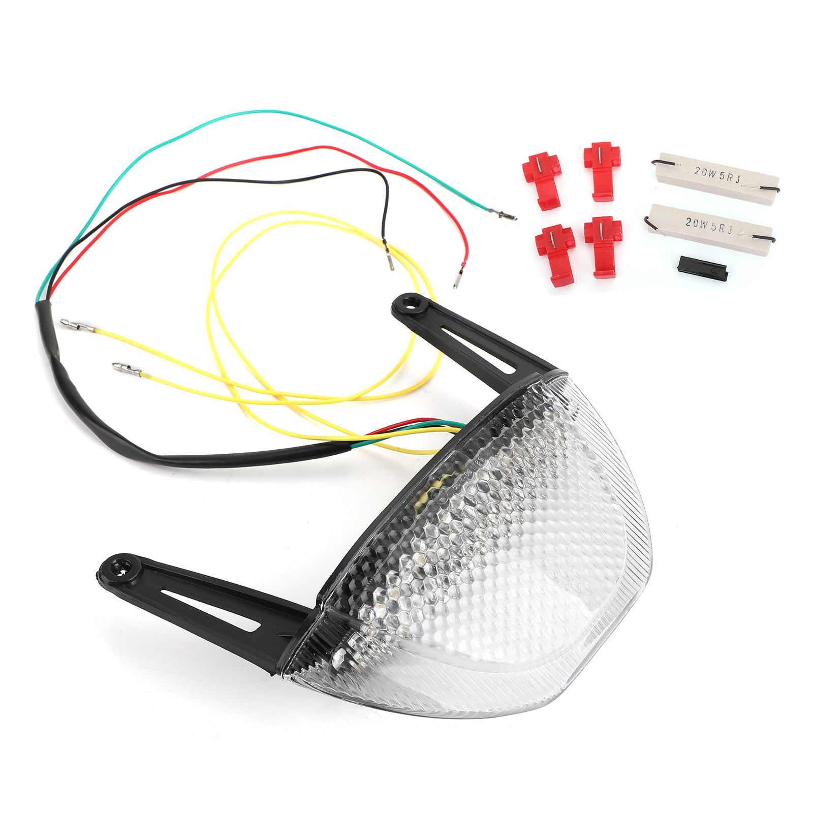 Motocykel zadná brzda Turn Signals Taillight pre Honda CBR 600RR 2007-2012 Red Generic