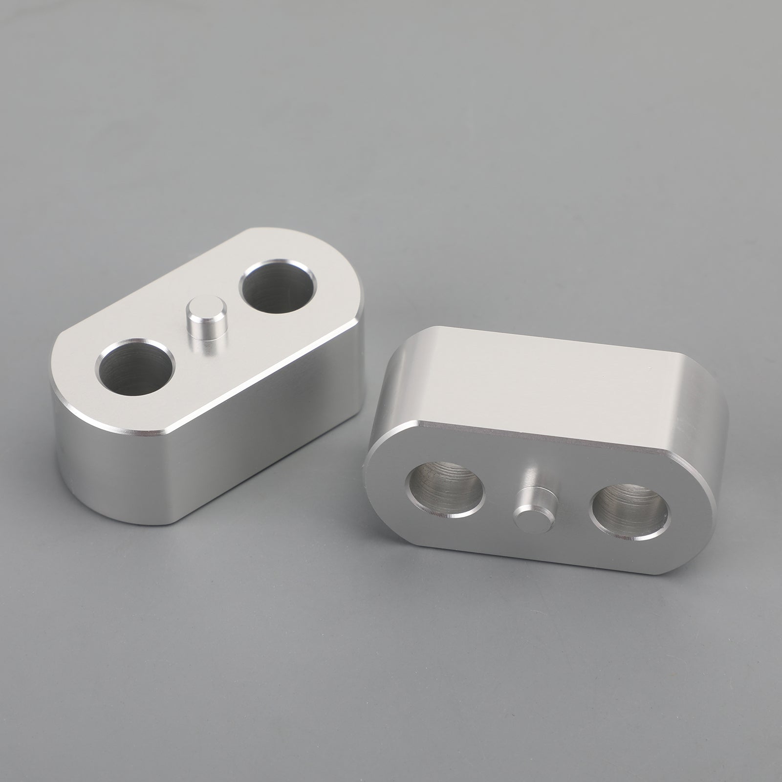 2011-2020 Triumph Tiger 800 XC/XCA/XCX/XR/XRT/XRX Silver styrestang Risers 20mm Rise Generic