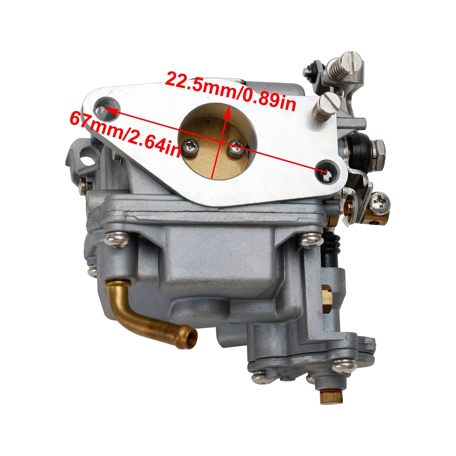 Forgasser karbohydrater passform for tohatsu Mercury 4 Stroke 9.8HP påhengsmotor 3DP-03100-2