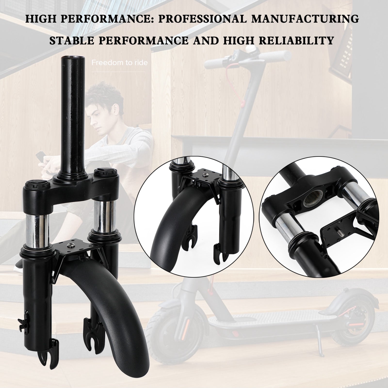 Hydraulische schokdemper voorvorkschokdemper voor Xiaomi M365/PRO/1S-scooter