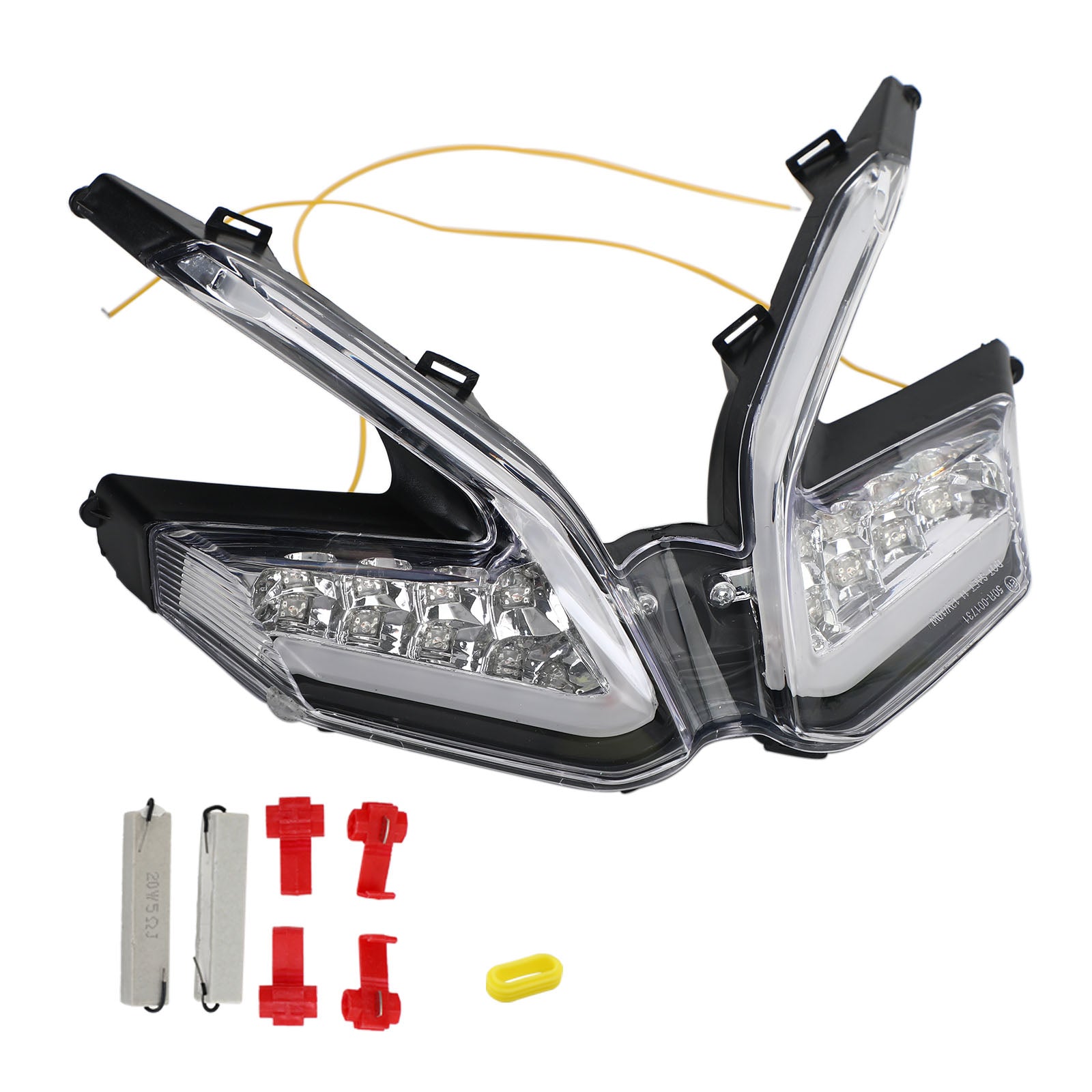 Clignotants de feu arrière intégrés à LED pour Ducati 959 899 1299 1199 Panigale noir