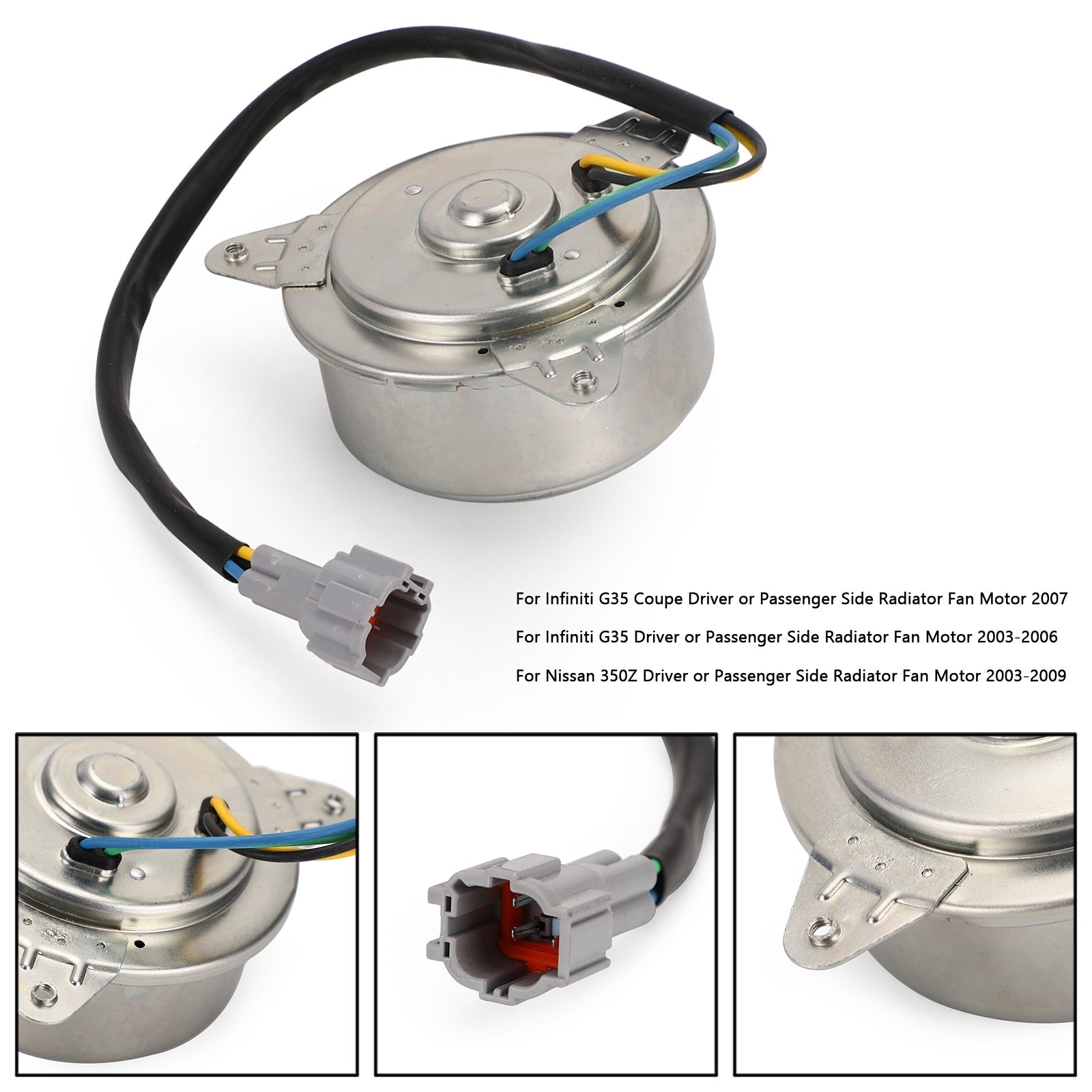 Radiatorkylningsfläktmotorförare eller passagerarsida 21487CD00A Fit Infiniti G35 Coupe Driver eller passagerarsida Radiator Fan Motor 2007