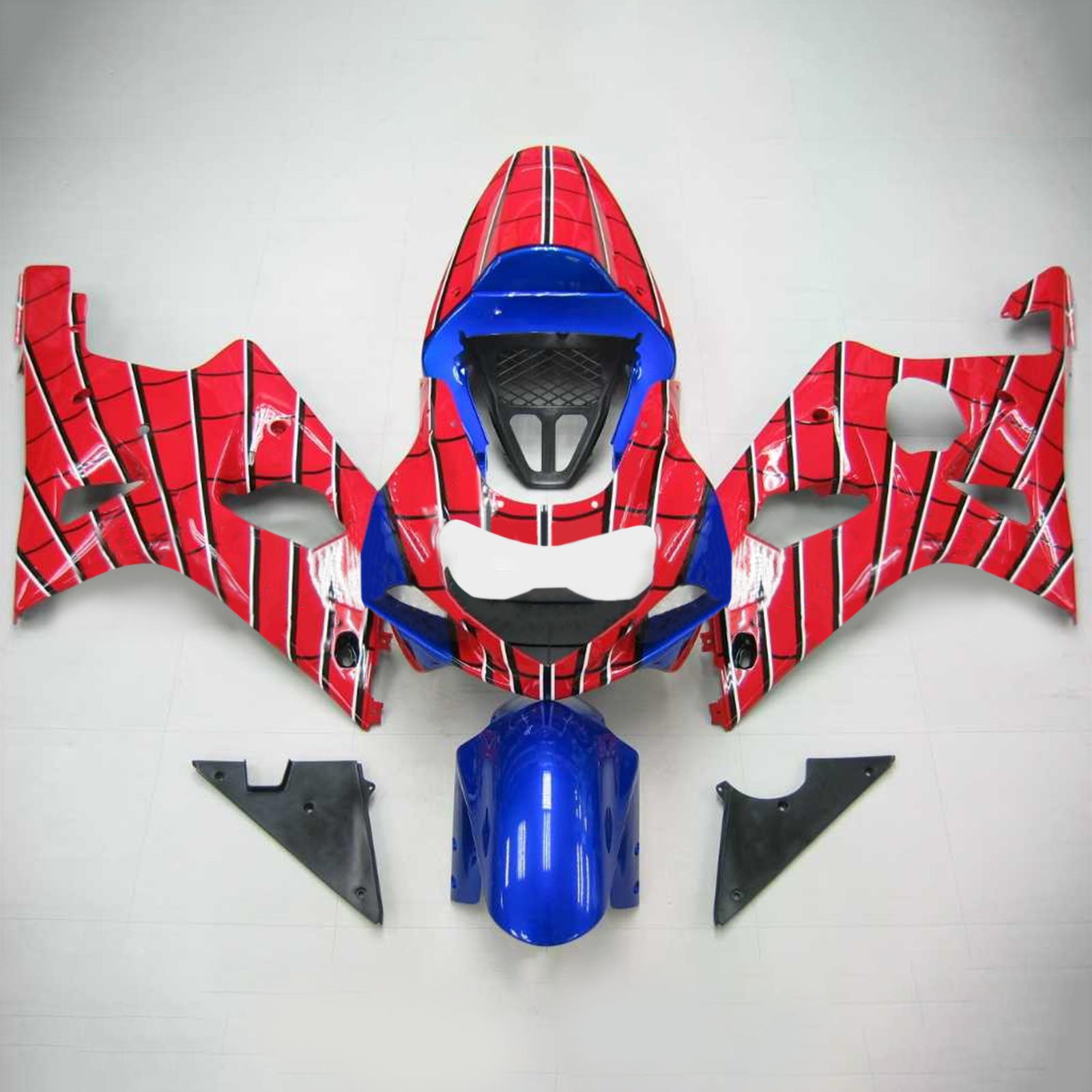 2000-2002 SUZUKI GSXR1000 K1 K2 AMOTOPART INJESITAL FAIRING KID BOODYWORK ABS #106