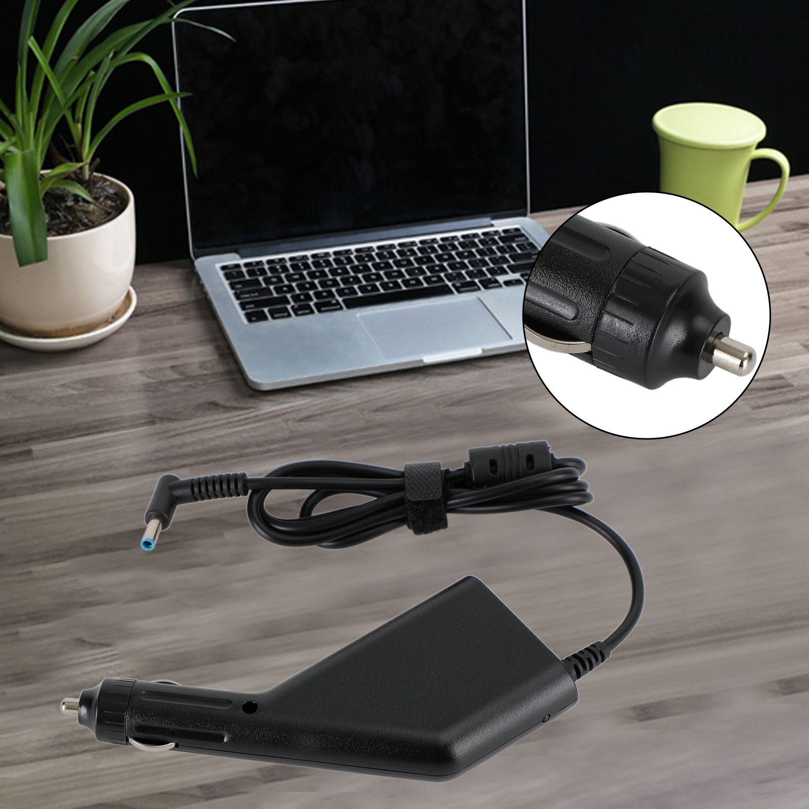 Adaptador de corriente continua del cargador del coche de los ordenadores portátiles de 19.5V 4.62A para Hp Envy 14/15