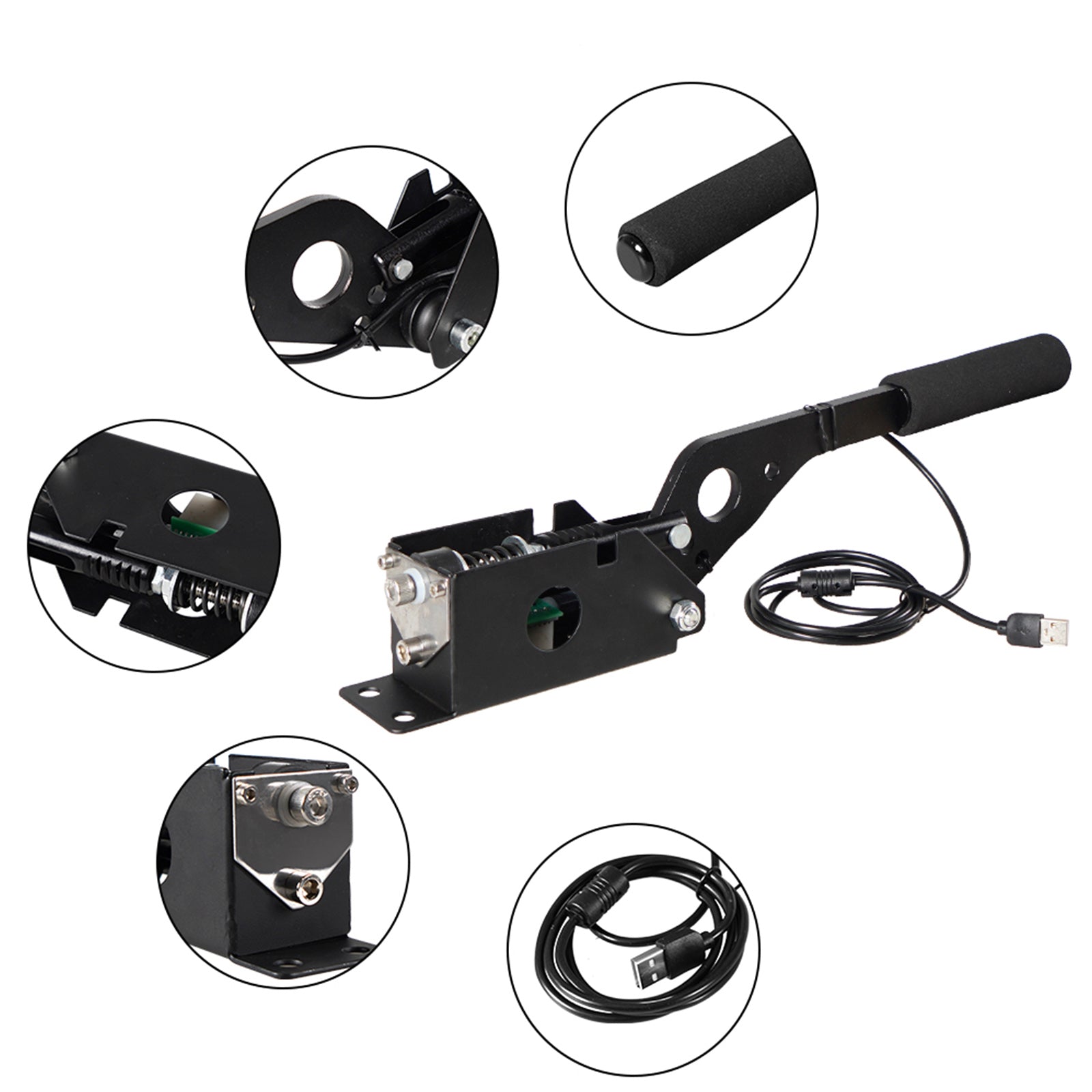 Racing Games Handbrake SIM USB KITS pre G25/27/29 T500 FANATEC/OSW/DIRT RALLE RALLE