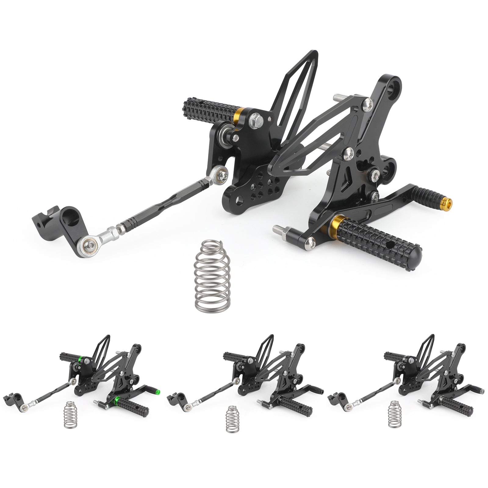 Zavedné nastaviteľné pegsové kolíky REST Fit Fit pre Kawasaki ninja 250/400 2018-2022 generic