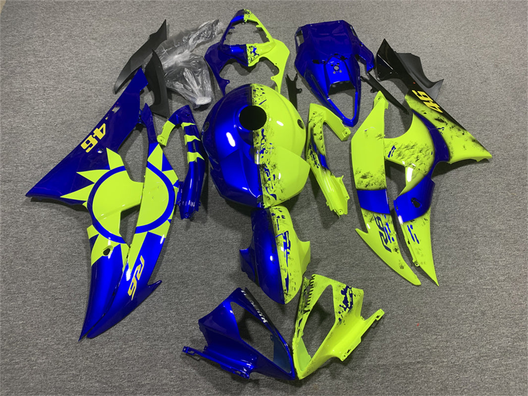 2008-2016 Yamaha YZF 600 R6 Kit de carénage d'injection carrosserie plastique ABS #184