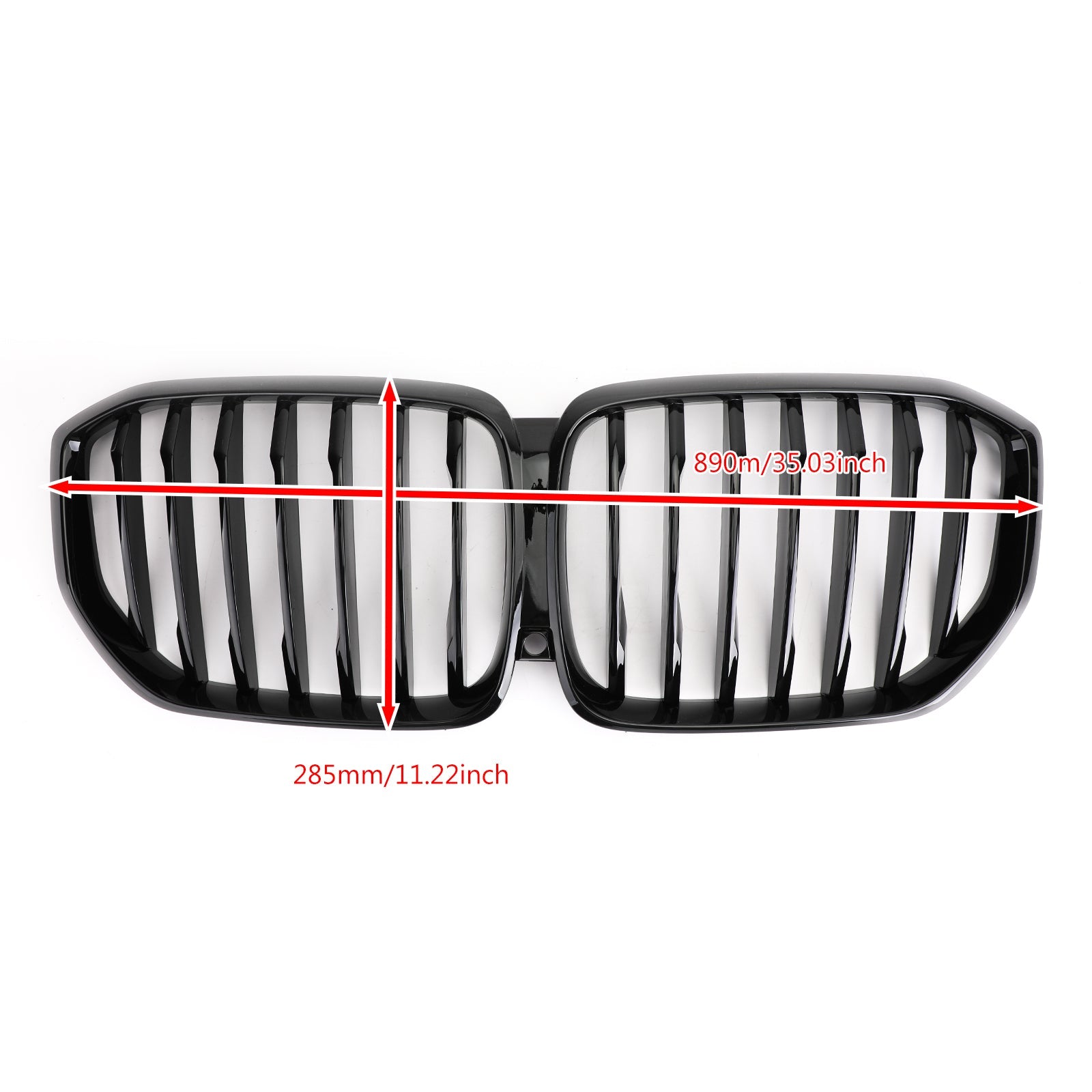 2019 BMW X5 G05 Niergrill vooraan Grille Performance Glanzend Glanzend Zwart Generiek