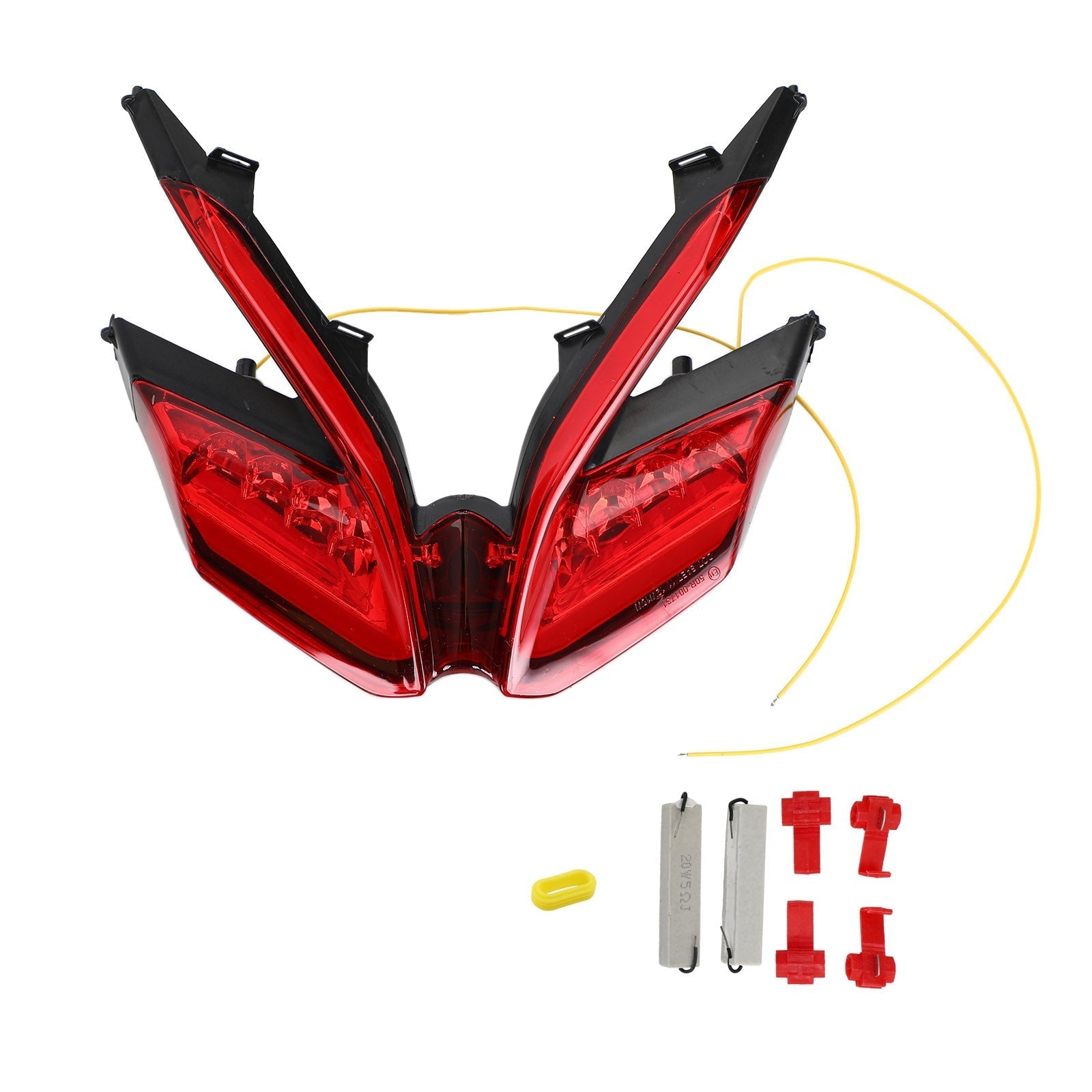 Clignotants de feu arrière intégrés à LED pour Ducati 959 899 1299 1199 Panigale noir