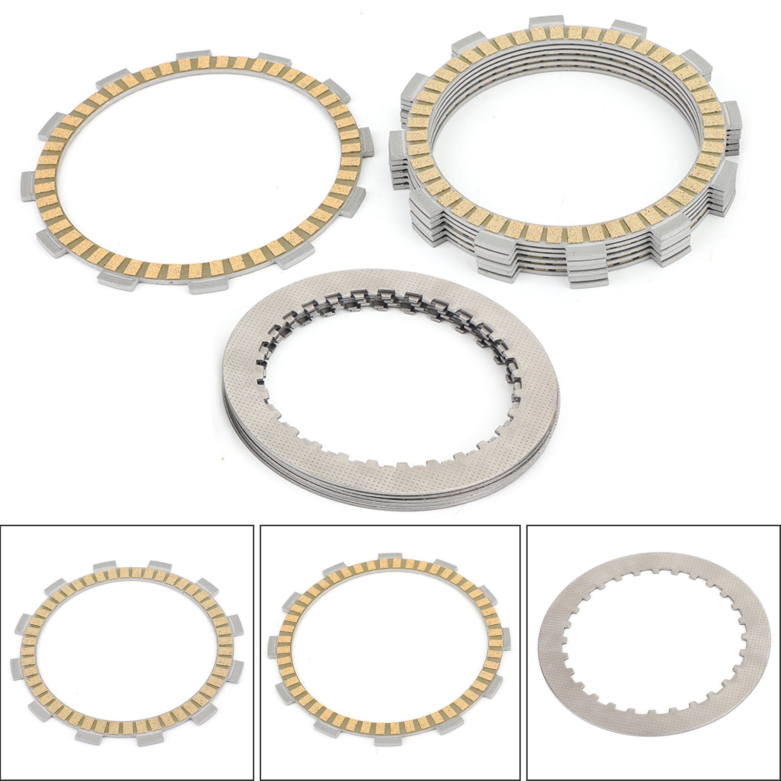 Koppelingsset staal & Wrijvingsplaten voor Suzuki VS VL VZ 400 750 800 Boulevard