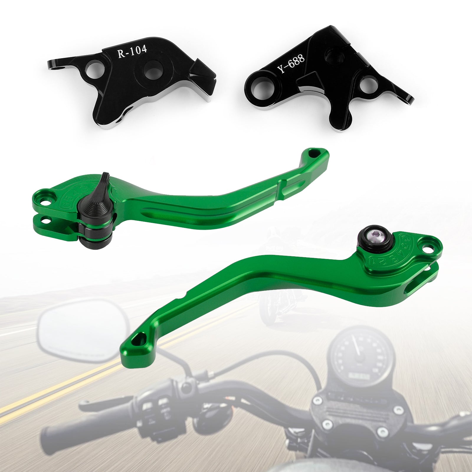 Yamaha Yzf R1 R6 R6S CA/EU Version CNC Levier de frein à embrayage court