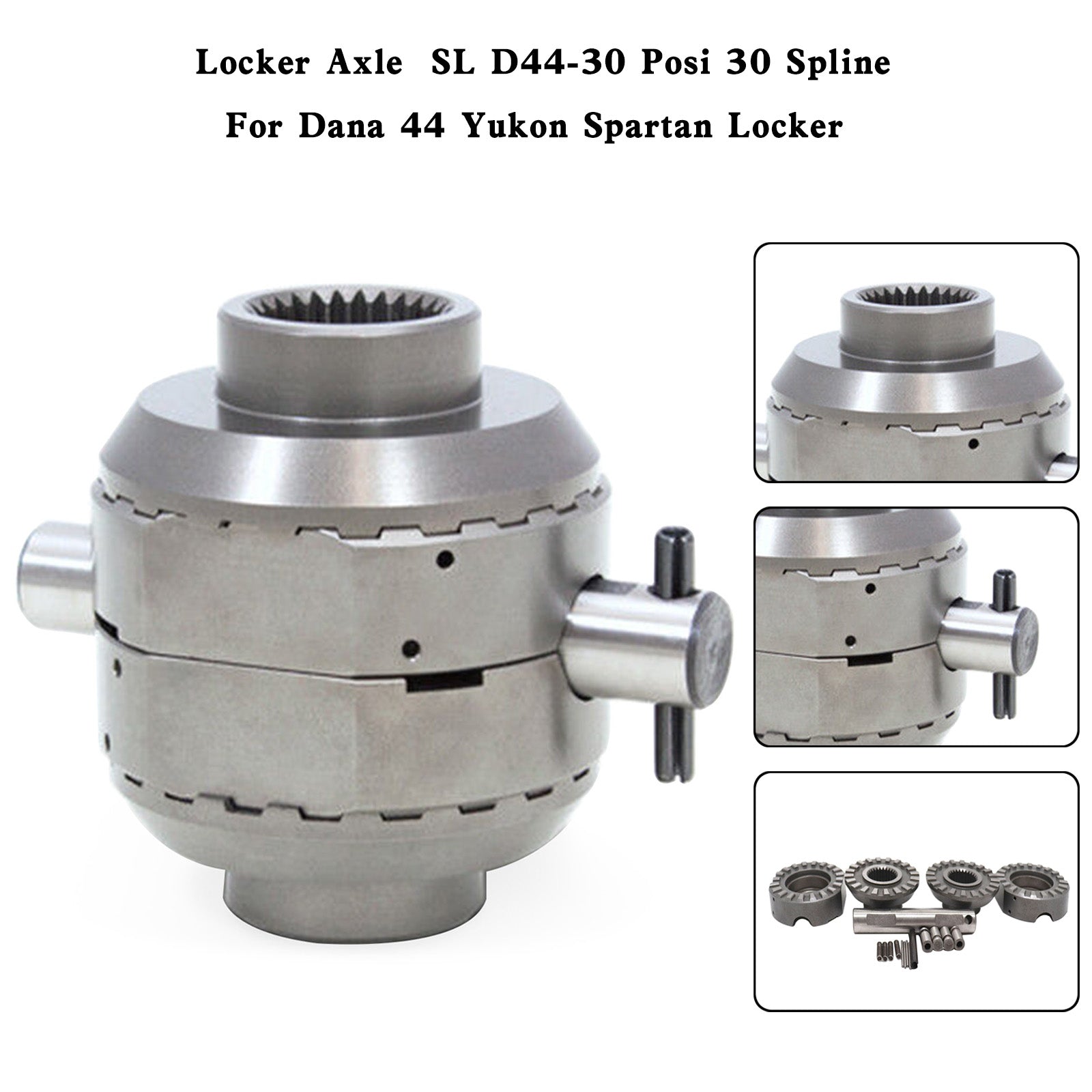 Eixo do armário SL D44-30 Posi 30 Spline para Dana 44 Yukon Spartan Locker