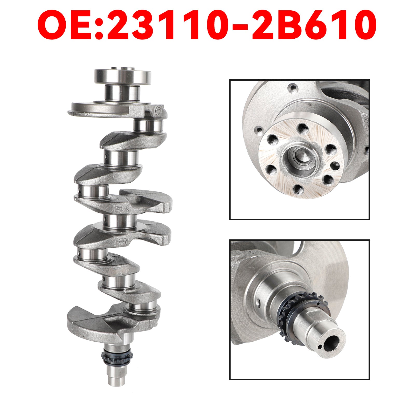 Cigüeñal 23110-2B610 para Hyundai Accent Veloster Kia Rio Soul 1.6L 2012-2019