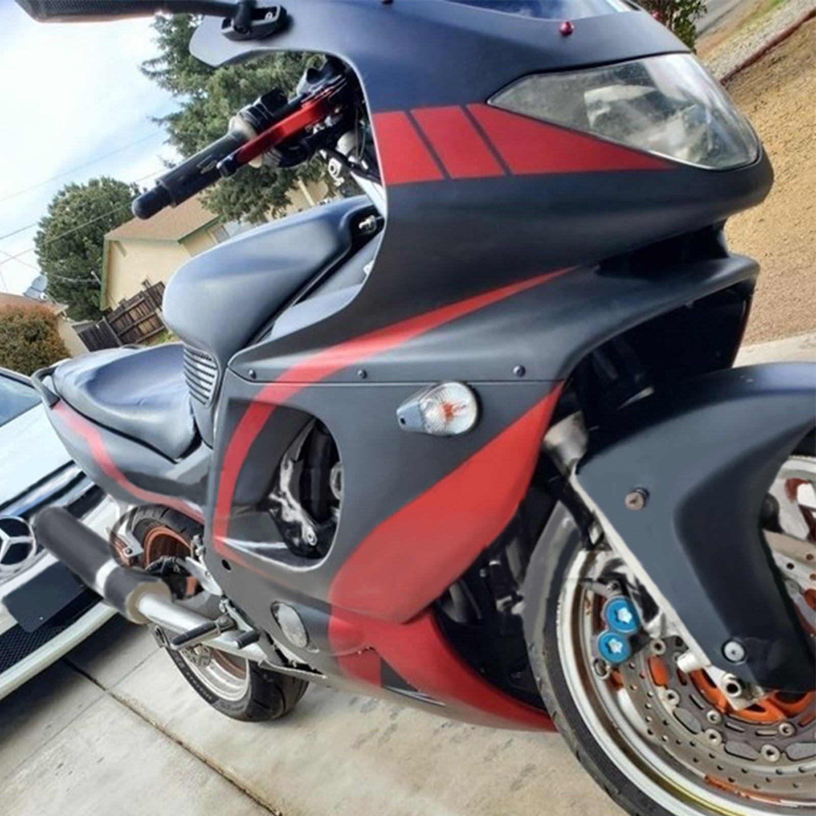 1996-2007 YAMAHA YZF 600R Thundercat Amotopart Injekcia KIT KODELING KODETWORT PLASTA ABS #106