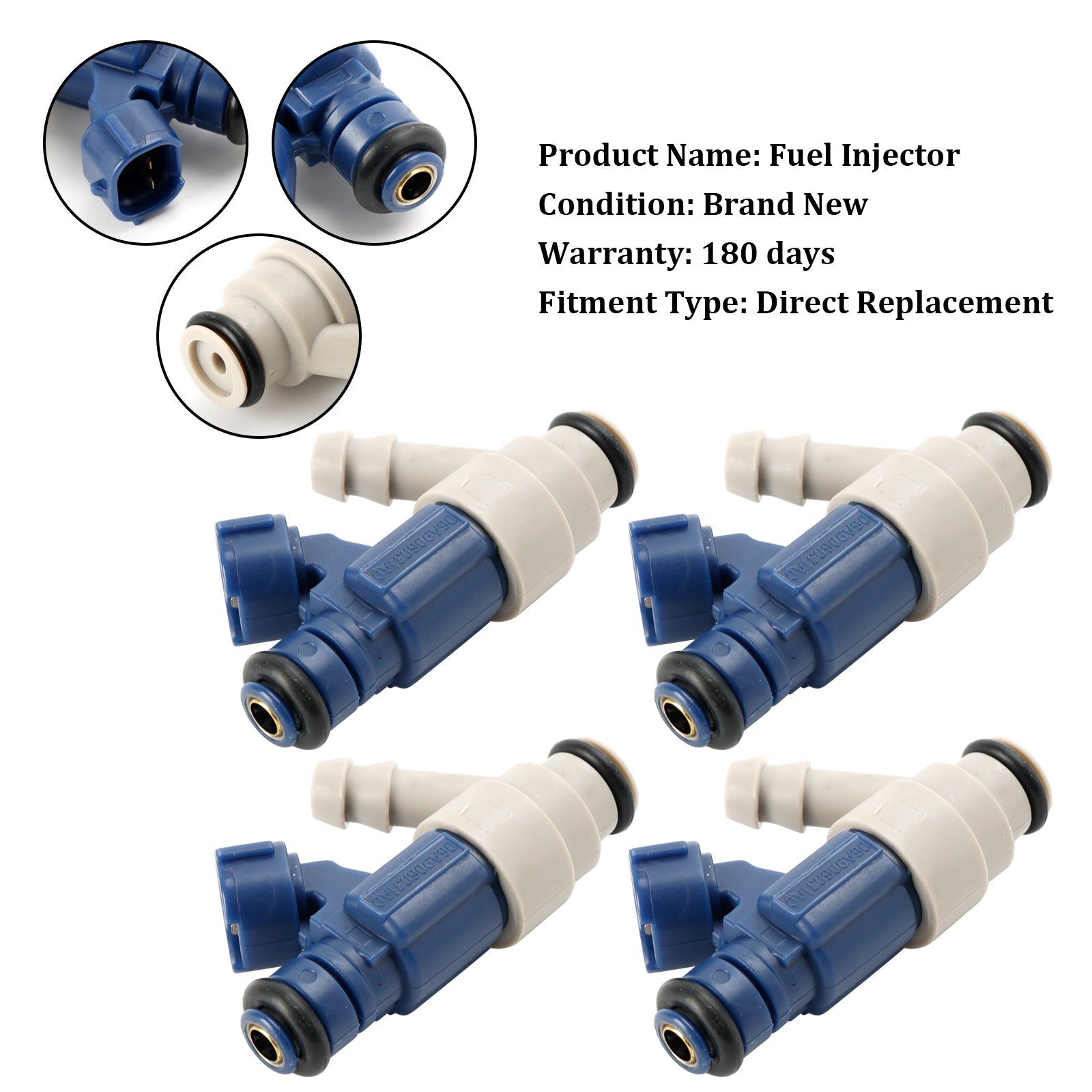 VW Golf Beetle Jetta 2.0L I4 2000-2005 4pcs Injecteur de carburant 0280155995