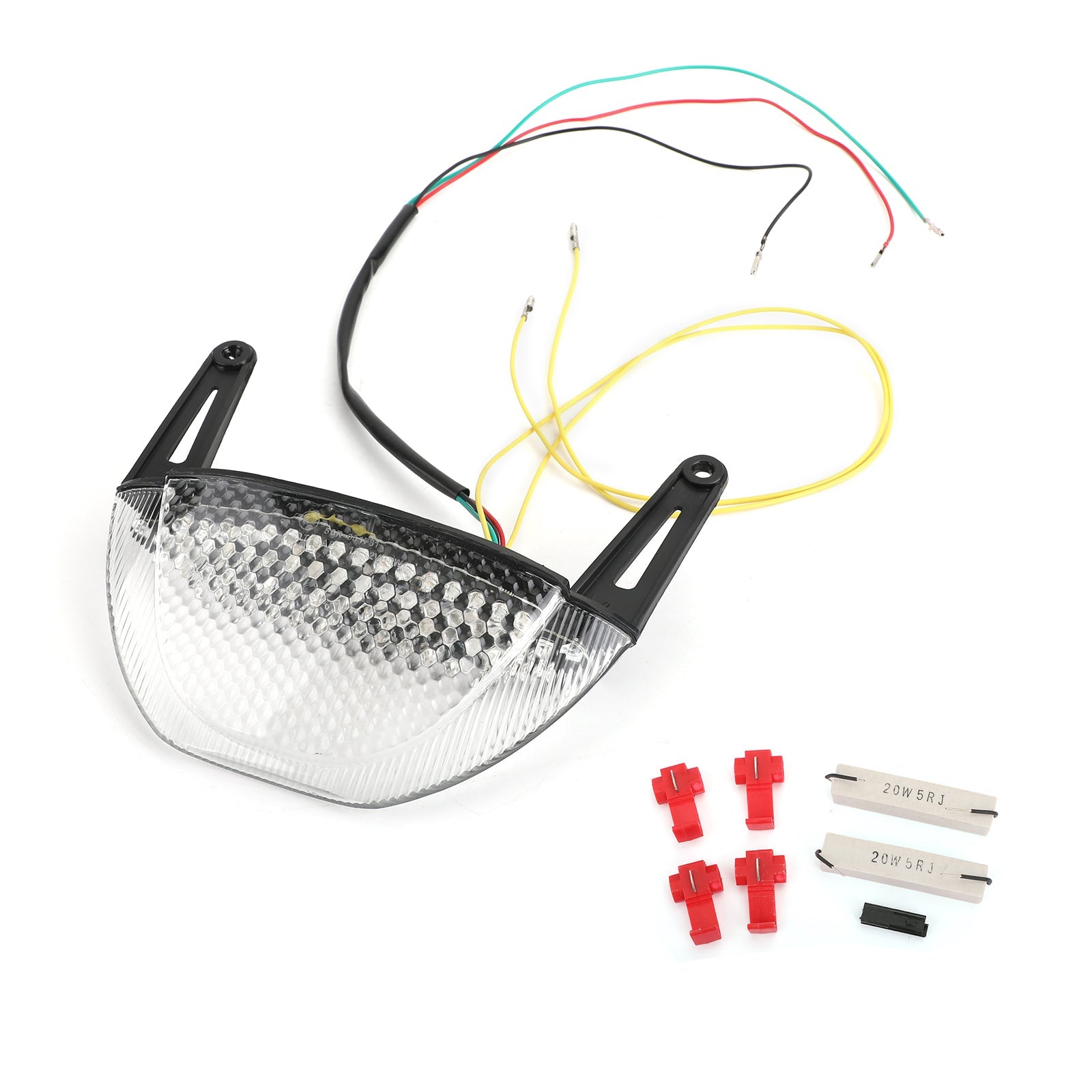 Motocykel zadná brzda Turn Signals Taillight pre Honda CBR 600RR 2007-2012 Red Generic