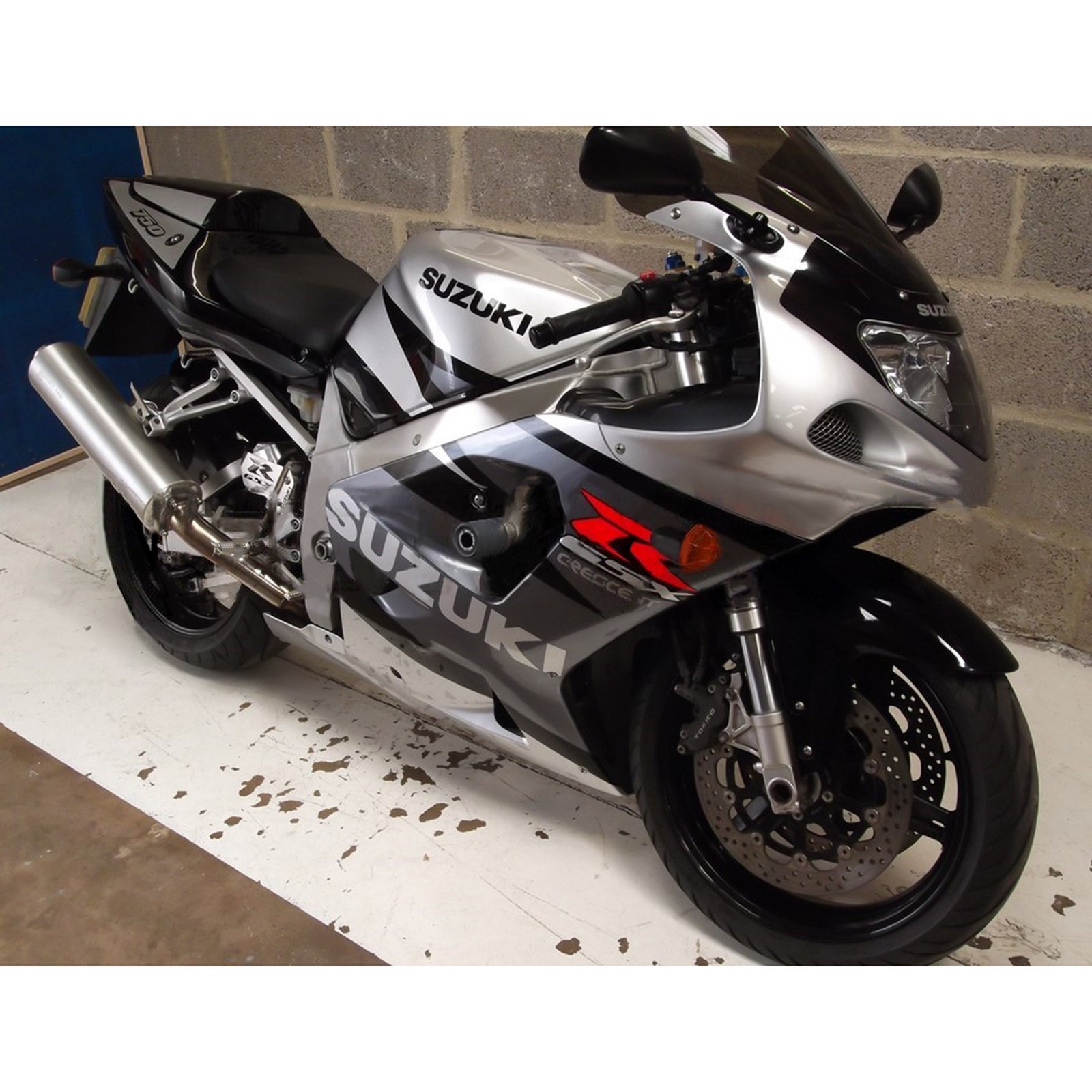 2001-2003 Suzuki GSXR750 K1 Kit de carenagem de injeção AMOTOTT KIT BODYWORK ABS #126