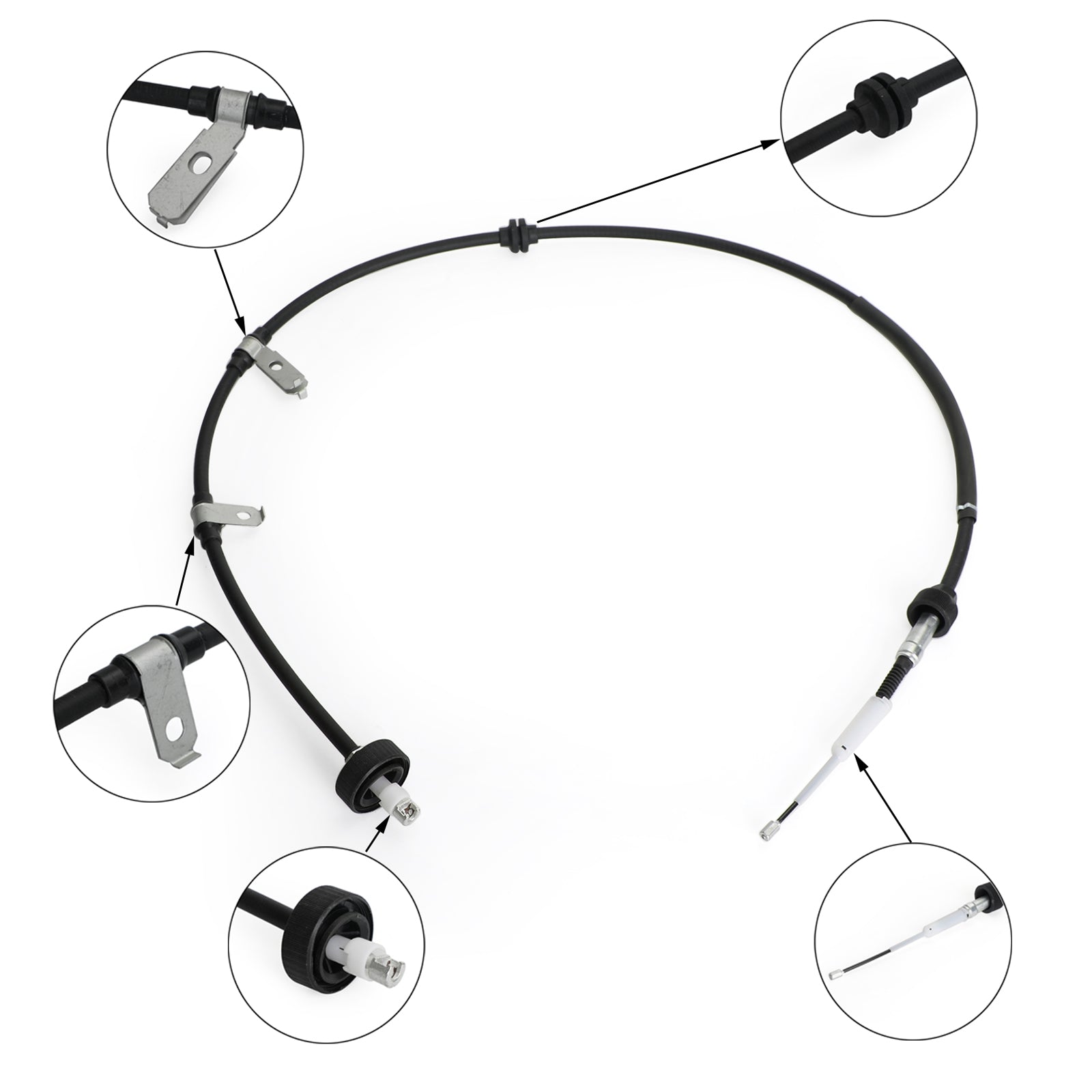 L + R Câbles de frein à main LR018470 pour Land Rover Discovery 04-17 Range Rover Sport Generic