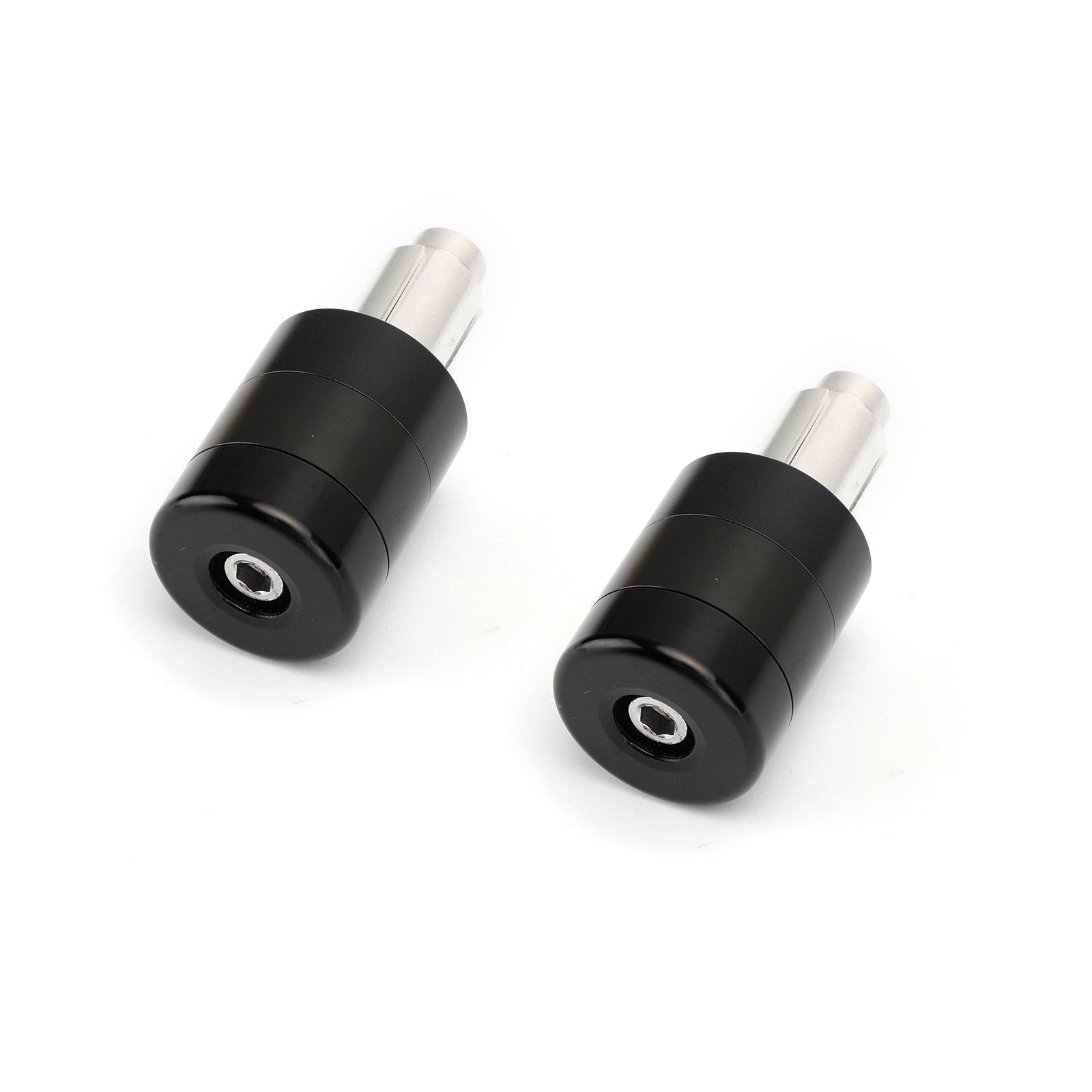 Anti-vibratie 7/8" 22mm Stuur Eindkap M6/M8 Zwart/Titanium Gewichtsschuifregelaar Verlagend Generiek